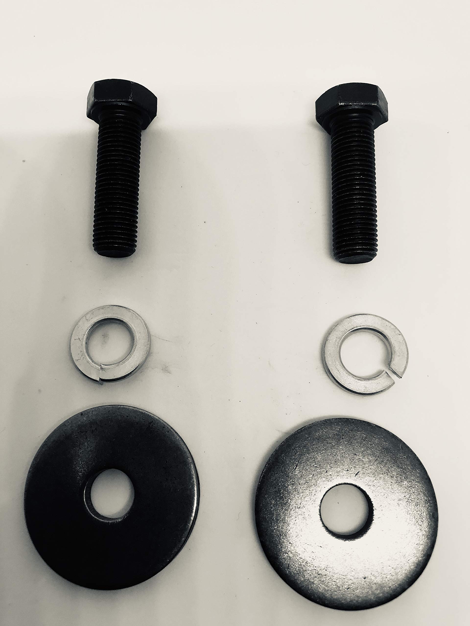 2 Replacement Blade Bolt Sets - Includes 2 850857 Blade Bolts, 2 140296 Washers & 2 Lock Washers - Compatible with Lawn Mowers & Garden Equipment - Perfect for DIY Repairs & Maintenance