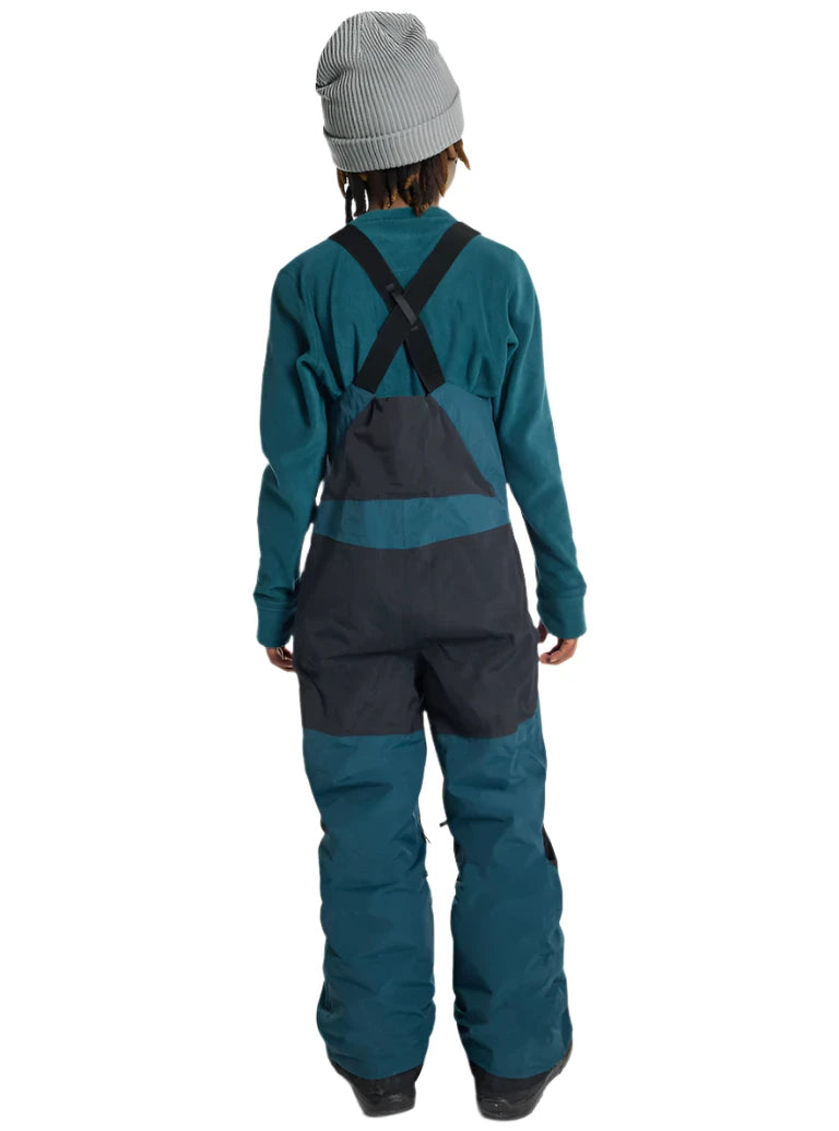 Burton Junior's Skylar 2L Waterproof Snow Bib Pants for Kids 2025 - Warm Winter Ski & Snowboard Gear for Boys & Girls