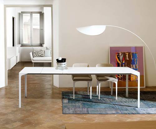 Midj Armando Modern Dining Table - Solid Wood Kitchen Table for 6 - Perfect for Family Dinners & Entertaining Guests
