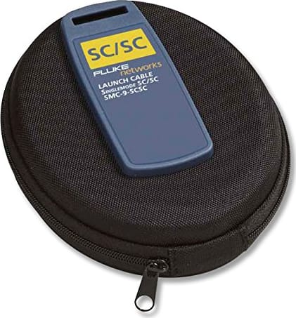 Fluke Networks SMC 9 SCSC Singlemode Fiber Optic Launch Cable - 9um SC/SC Connector for Network Testing & Fiber Optic Installation