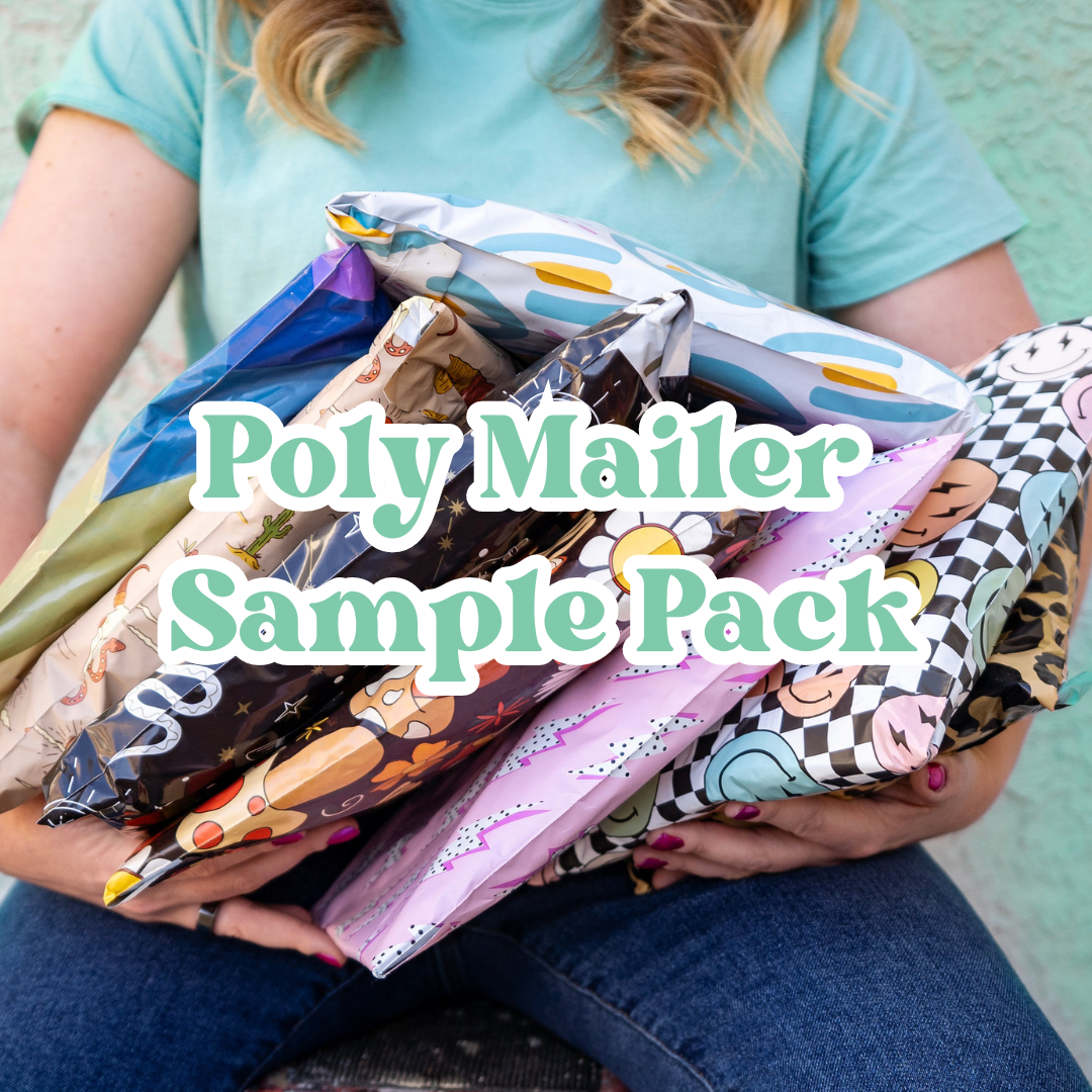 New Customer Poly Mailer Sample Pack - Free Shipping | Durable & Waterproof Mailing Envelopes for Ecommerce, Small Business & Online Sellers - Perfect for Shipping Clothes, Jewelry & Lightweight Items