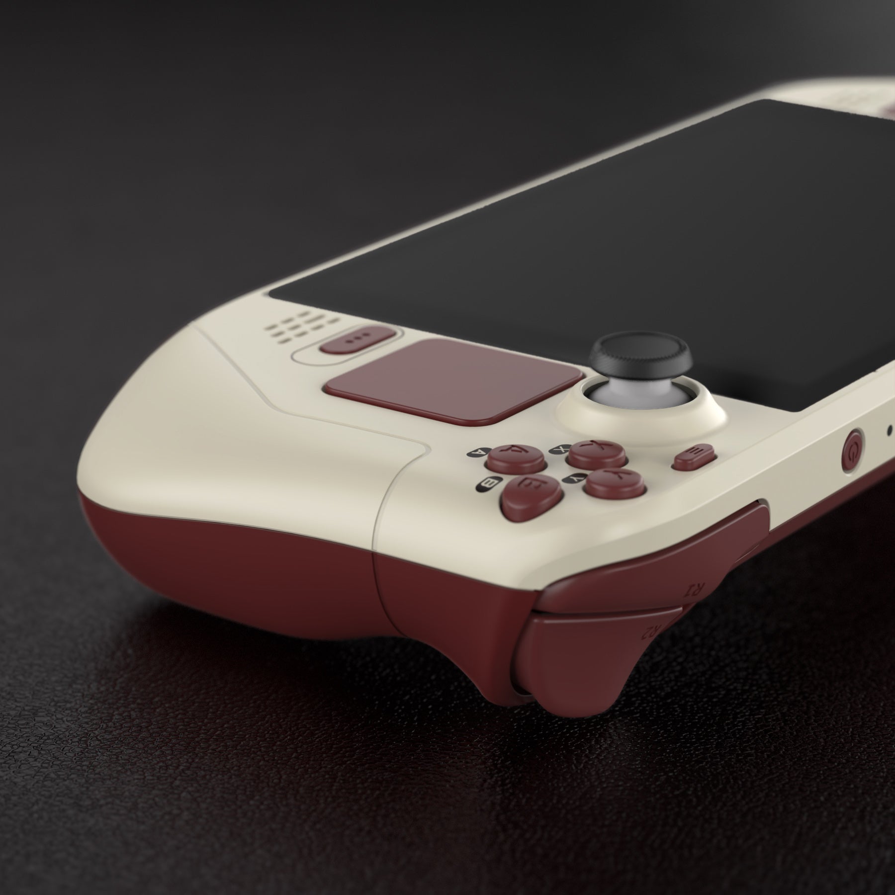 eXtremeRate Custom Full Set Shell with Buttons for Steam Deck LCD - Classic FC Style Replacement Case | Retro Gaming Accessory for Steam Deck Handheld Console