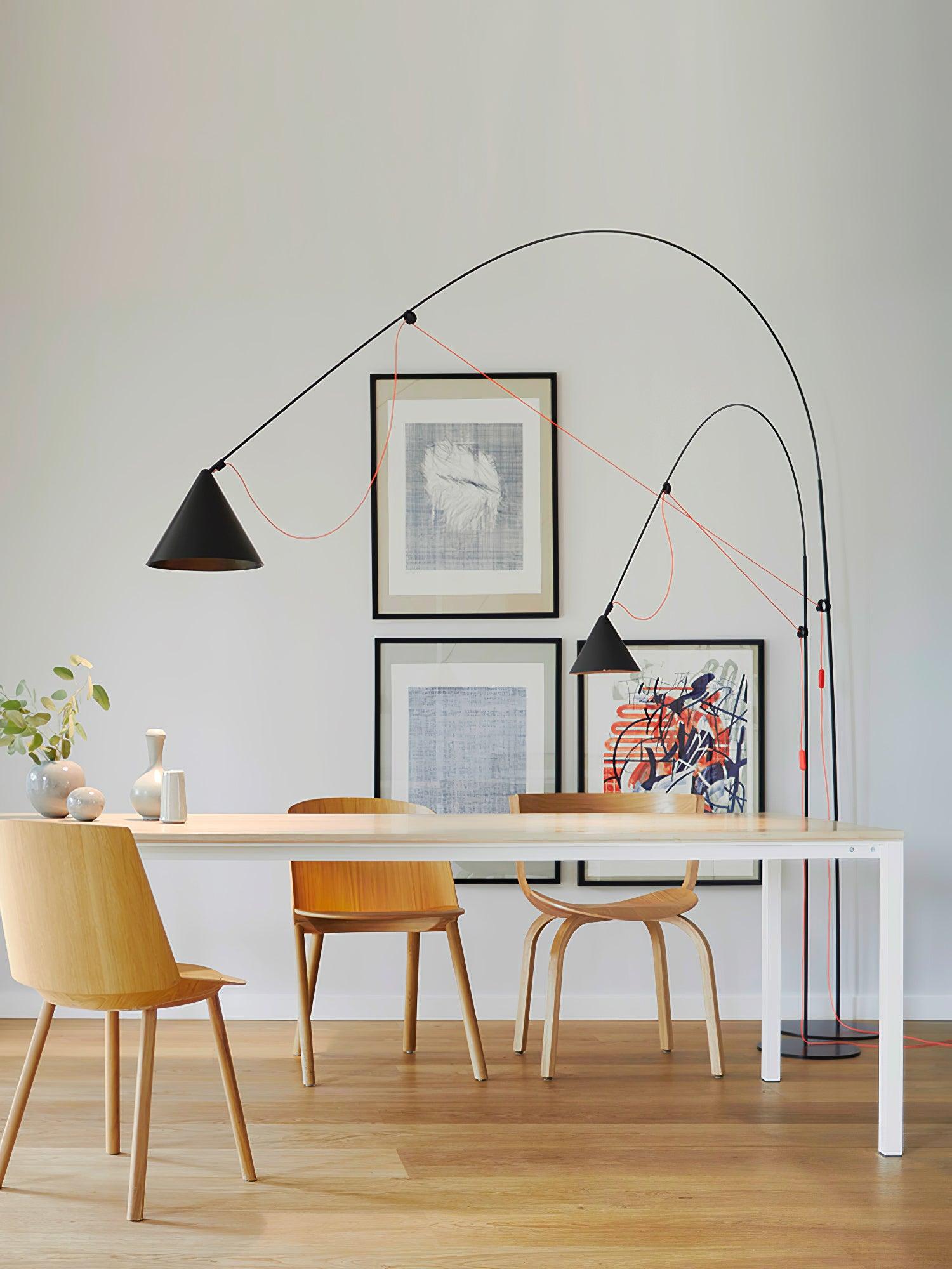 Flexora Luxe Floor Lamp - Modern Adjustable LED Standing Light for Living Room, Bedroom & Office - Dimmable Brightness & Energy Efficient Lighting for Home Decor