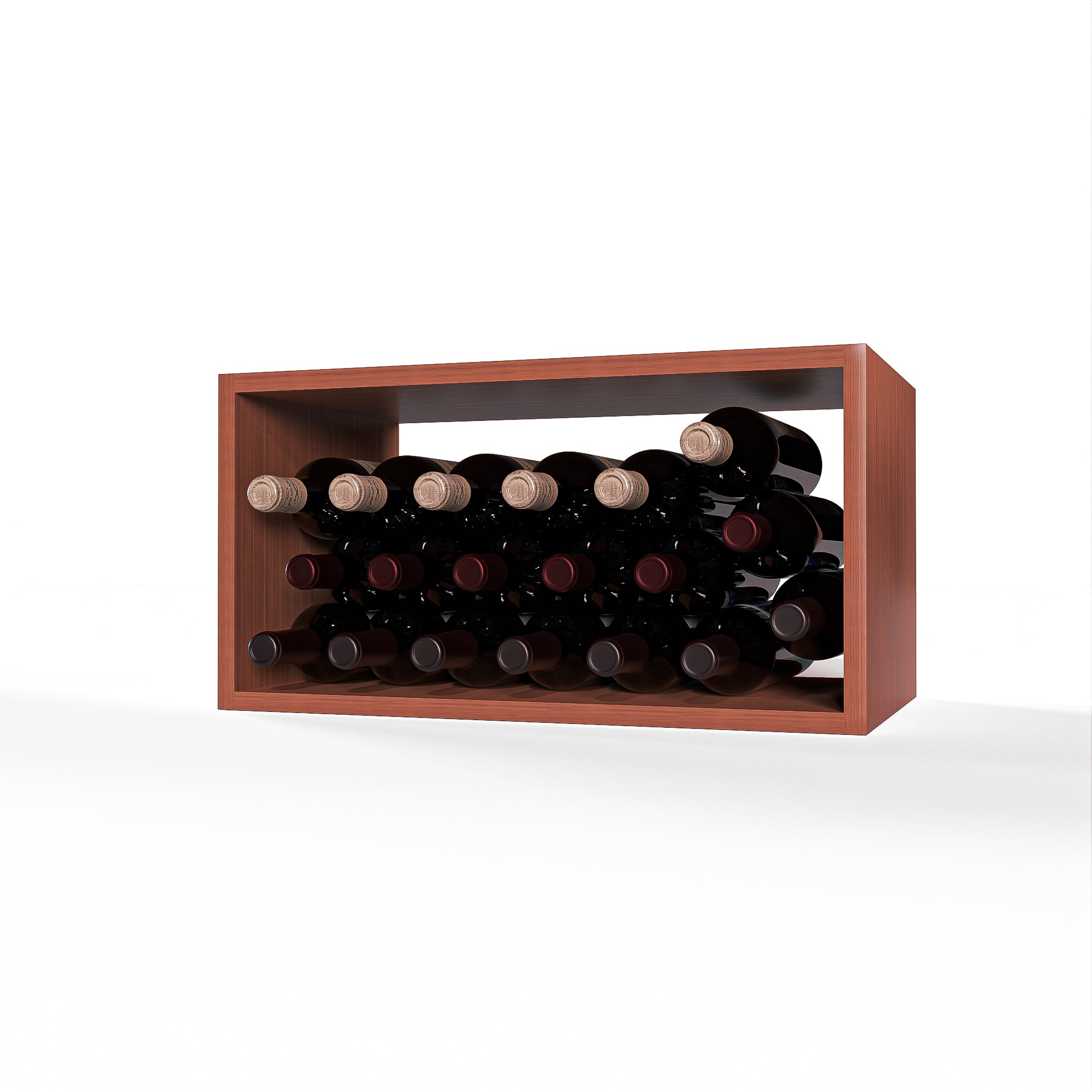 GrandCellar™ 5-Column Full Depth Bulk Wine Storage Bin - Holds 12 Bottles for Wine Cellar, Restaurant, or Home Bar Organization