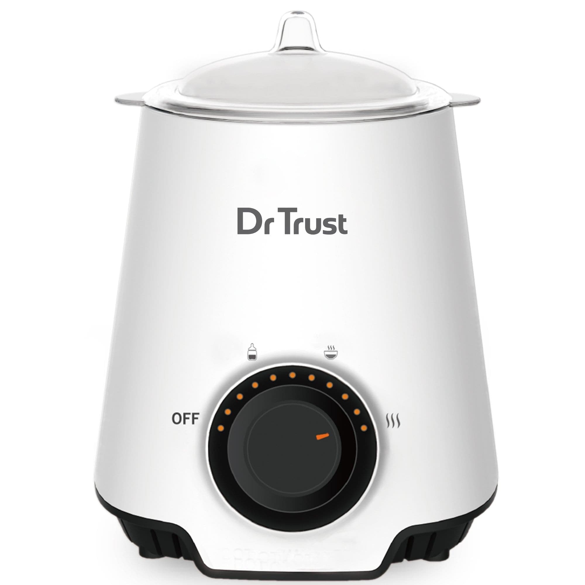 Dr Trust USA Baby Bottle Warmer 7001 - Fast & Safe Bottle Heating for Breastmilk & Formula - Perfect for Home, Travel & Daycare Use