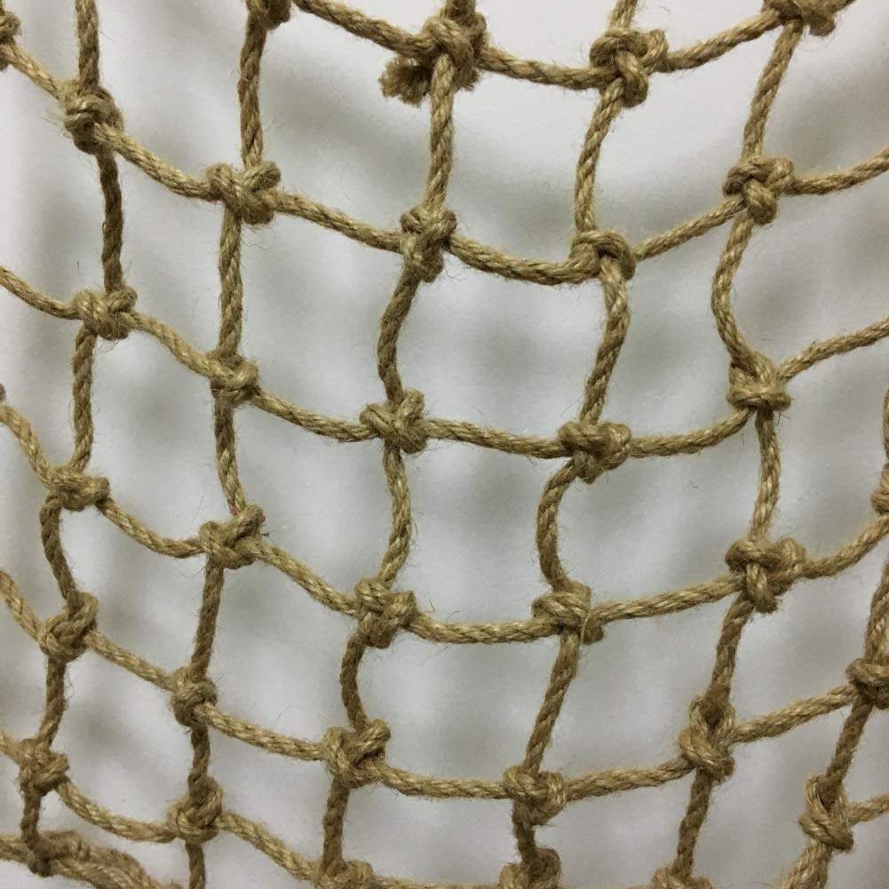 Tutuba Parrot Climbing Net - Natural Wood & Hemp Rope Ladder Toy for Birds - Play Gym, Hanging Swing & Perch Hammock - Cage Decor Accessories for Parakeets, Cockatiels, Macaws (Perfect for Playtime & Exercise)