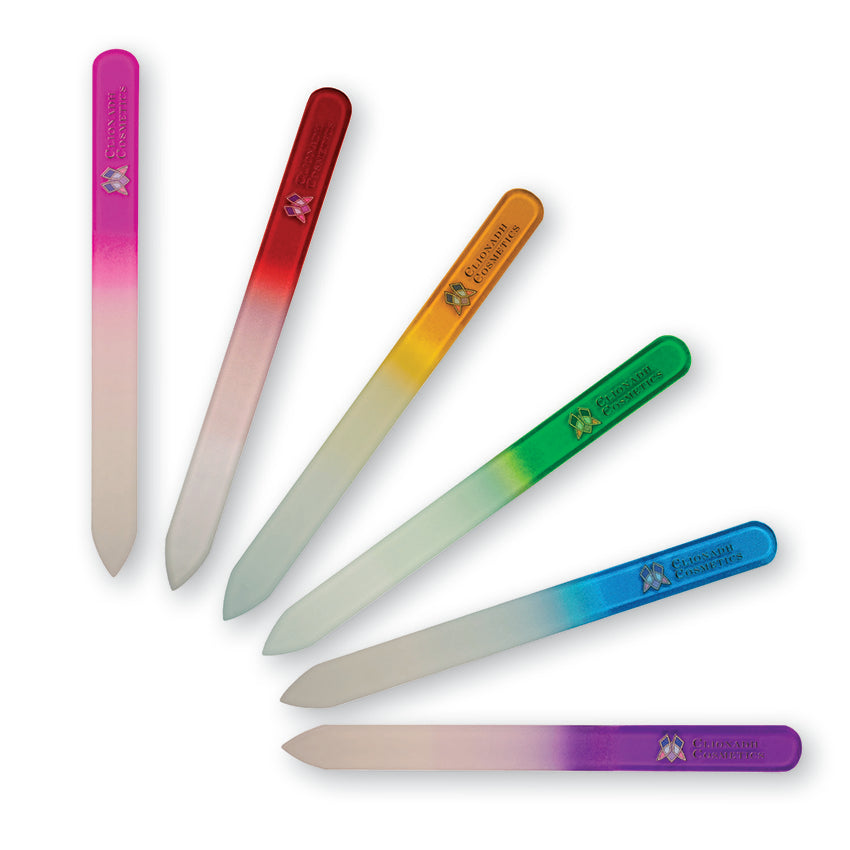 Clionadh Professional Nail File Set - Glass Nail Files for Strong Healthy Nails - Perfect for Manicure, Pedicure & At-Home Nail Care