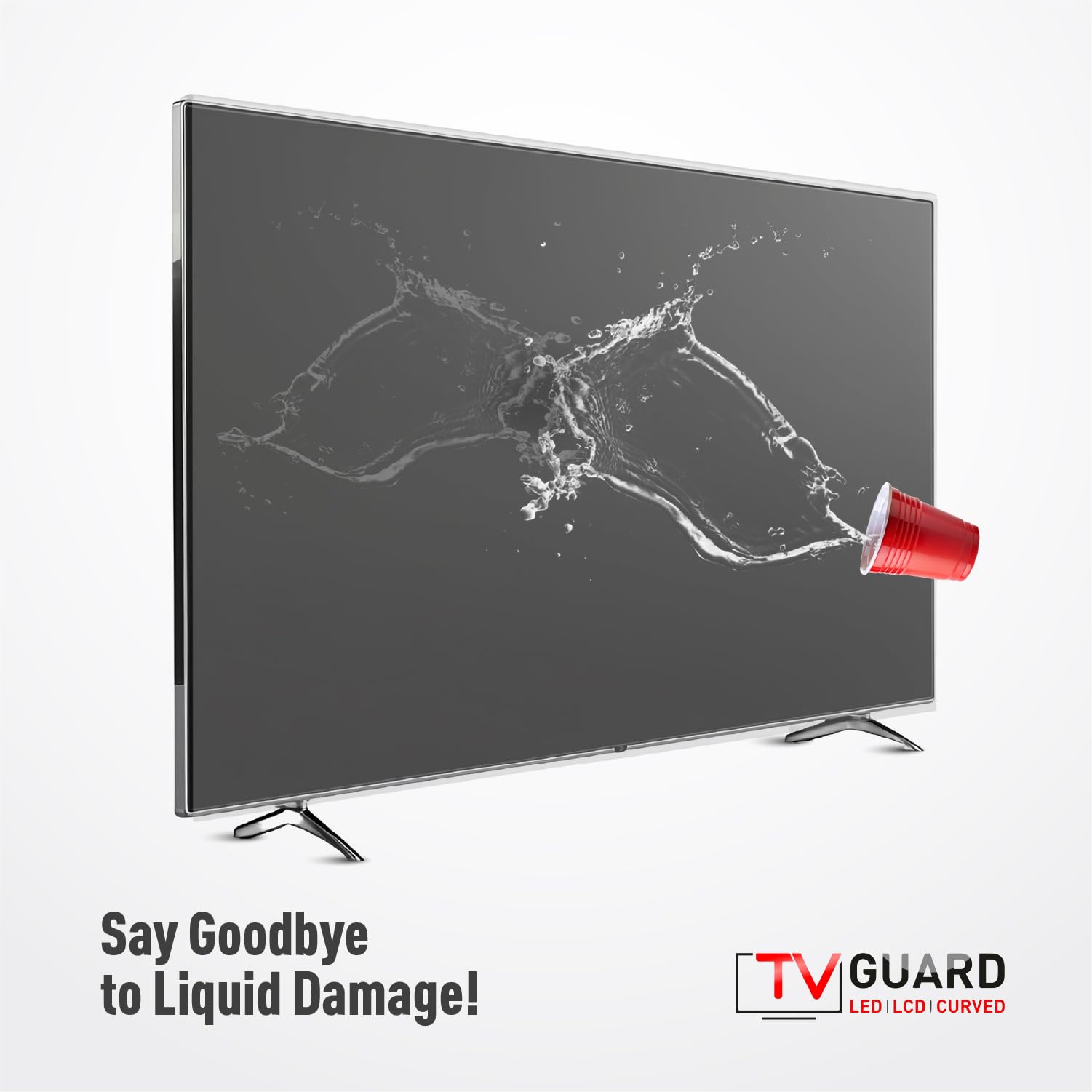 55 Inch TV Screen Protector - Anti Blue Light, Scratch-Resistant & Ultra Clear Display Shield for LED, LCD, OLED, QLED TVs | Easy Installation for Home Theater, Office & Commercial Use
