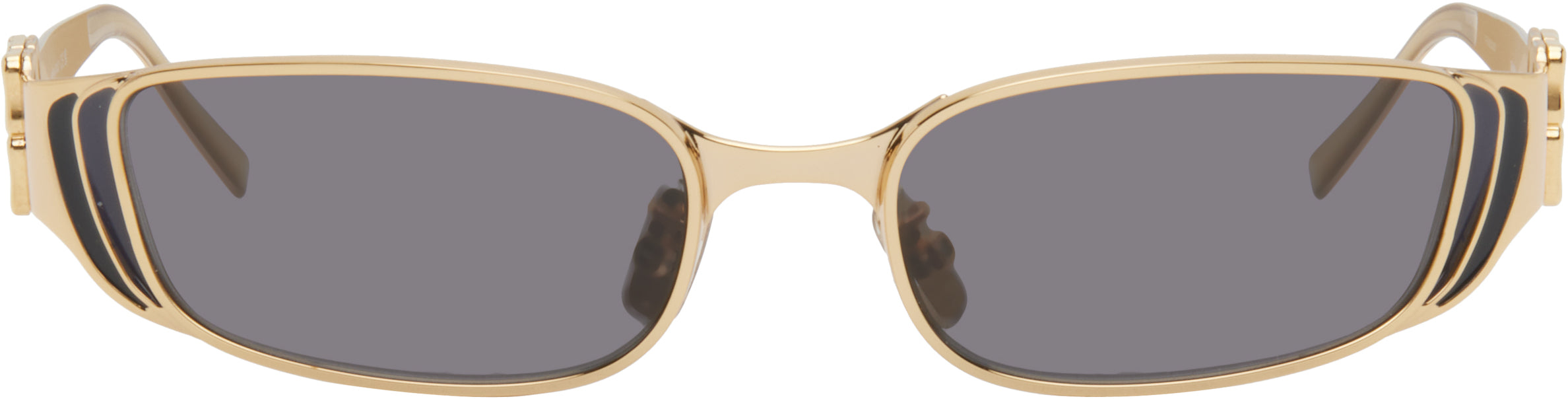 Givenchy GV40099U 4G Liquid Metal Sunglasses - Gold Luxury Designer Shades for Women & Men | UV Protection, Fashion Statement for Beach, Driving & Outdoor Activities