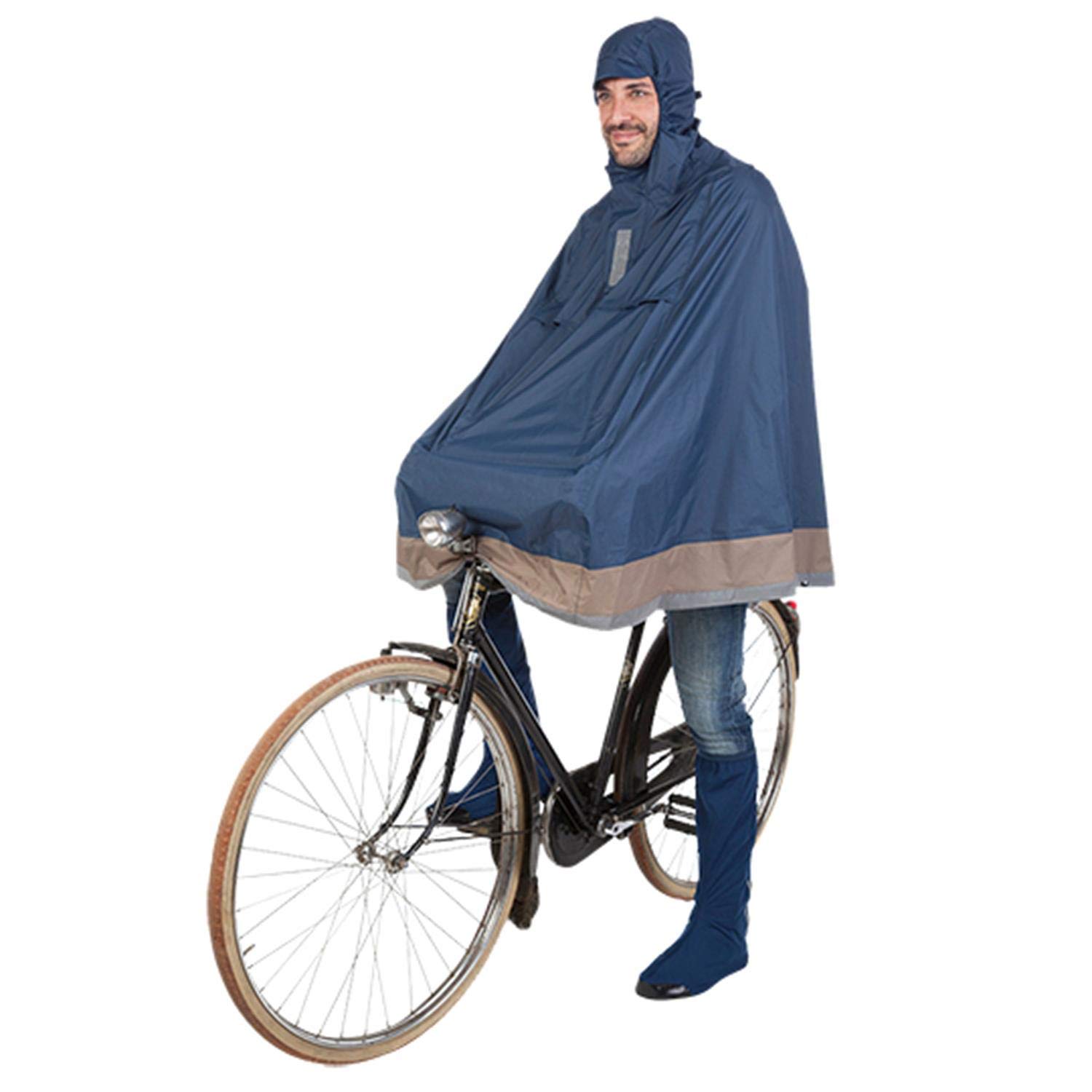 Tucano Urbano Waterproof Cape Coat for Men & Women - Windproof Rain Poncho for Outdoor Activities, Cycling, Hiking, and Commuting