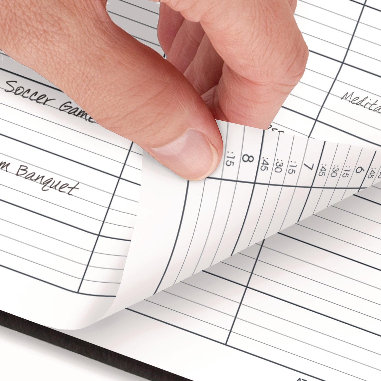 AT A GLANCE® 2024 Undated Daily Planner - 12 Month Appointment Book for 4 People (January to December), 10.88
