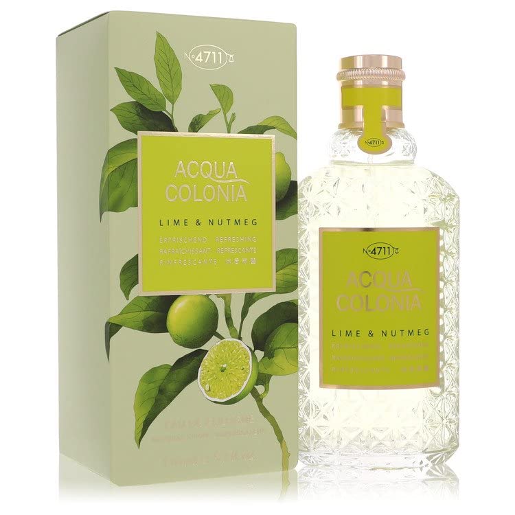 Acqua Colonia Lime & Nutmeg Eau de Cologne Spray for Women - 5.7 oz Fresh Citrus Spicy Perfume | Daily Wear, Office, Date Night & Special Occasions