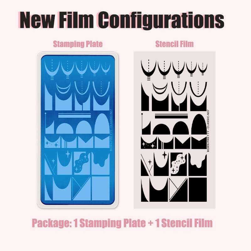 Floral Nail Art Stamping Plate - N03 - DIY Nail Design Kit for Salon & Home Manicure - Perfect for Spring, Wedding & Party Nail Decorations