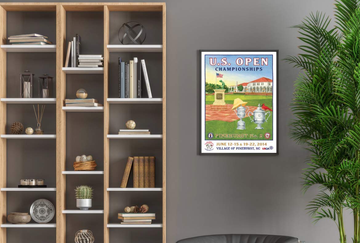 Lee Wybranski Official Golf Art - 2014 U.S. Open Championship at Pinehurst - 20
