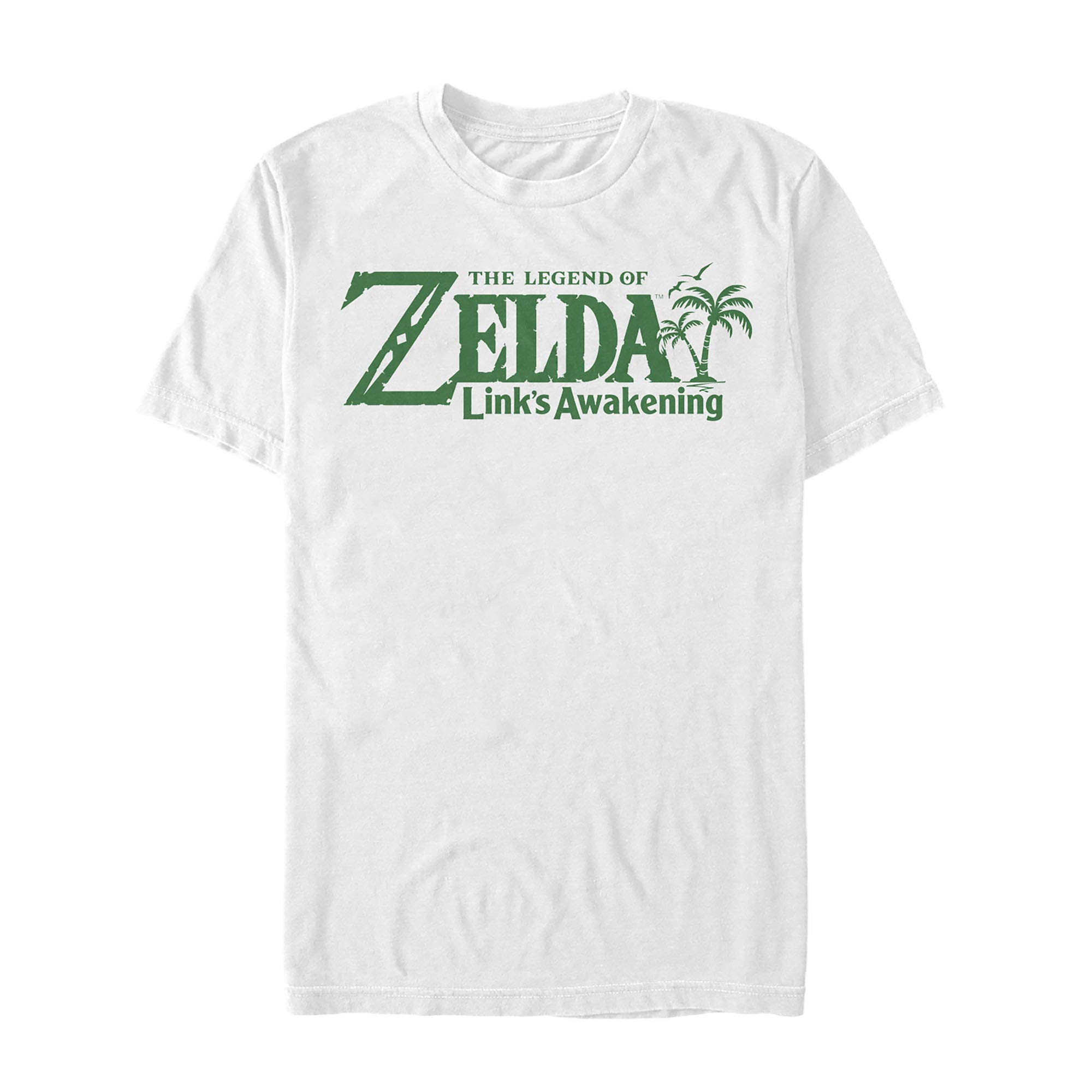 Nintendo Legend of Zelda Link's Awakening Logo Men's T-Shirt - Official Licensed Gaming Tee for Fans, Casual Wear & Cosplay