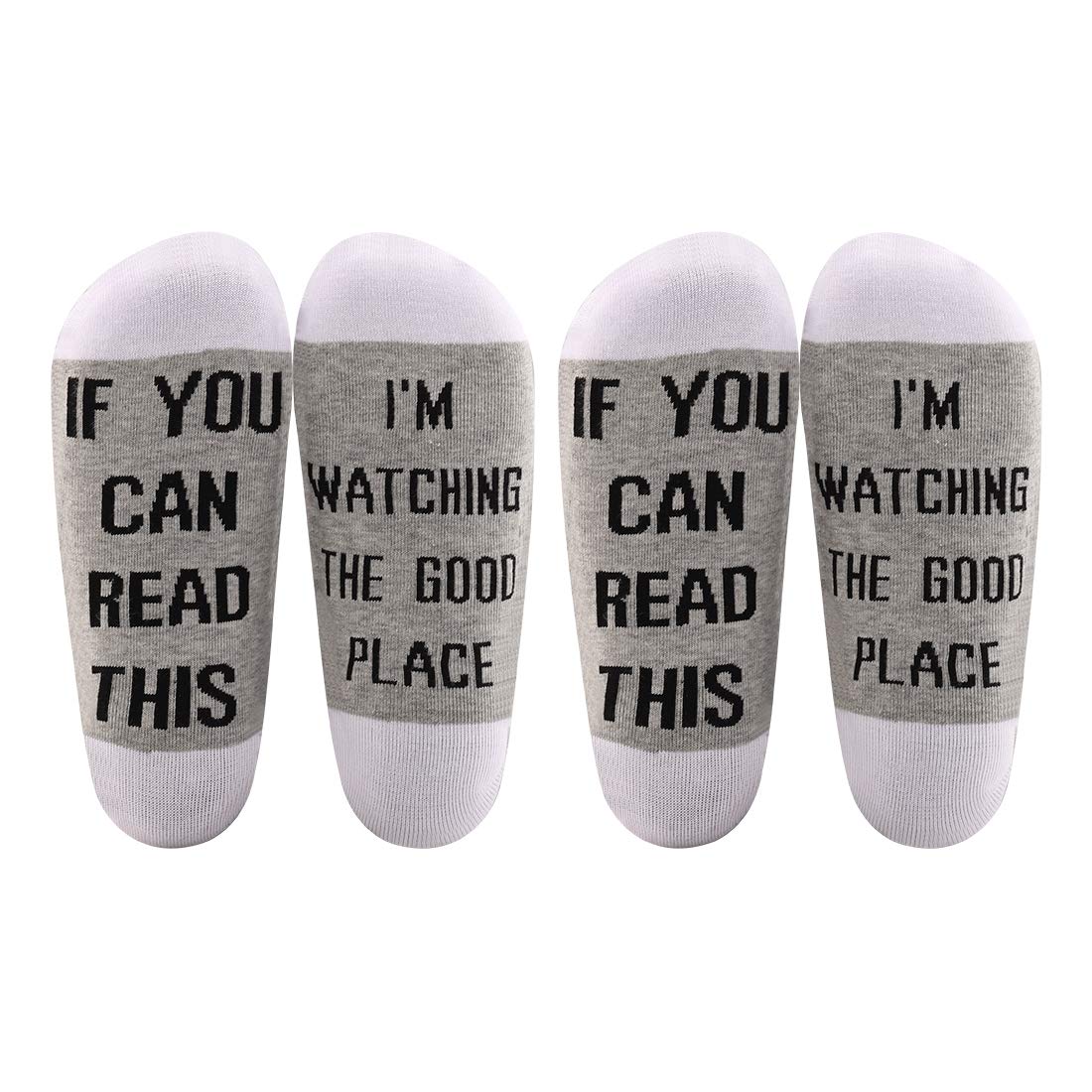 LEVLO TV Show Inspired Cotton Socks - Funny 