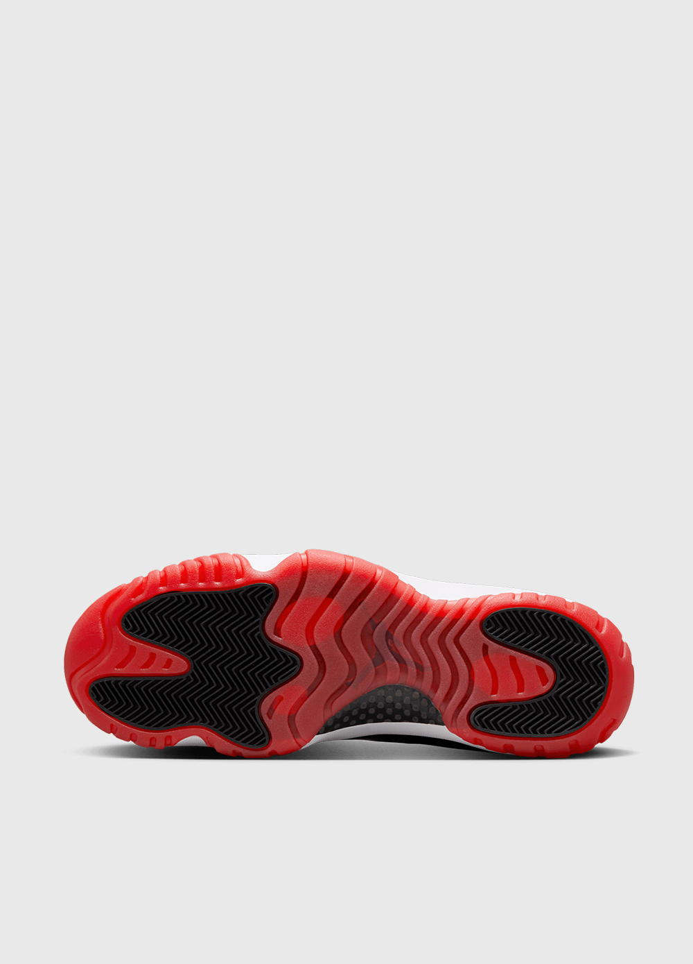 Air Jordan 11 Retro Low 'Bred' Men's Basketball Shoes - Classic Black/Red Sneakers for Casual Wear & Street Fashion