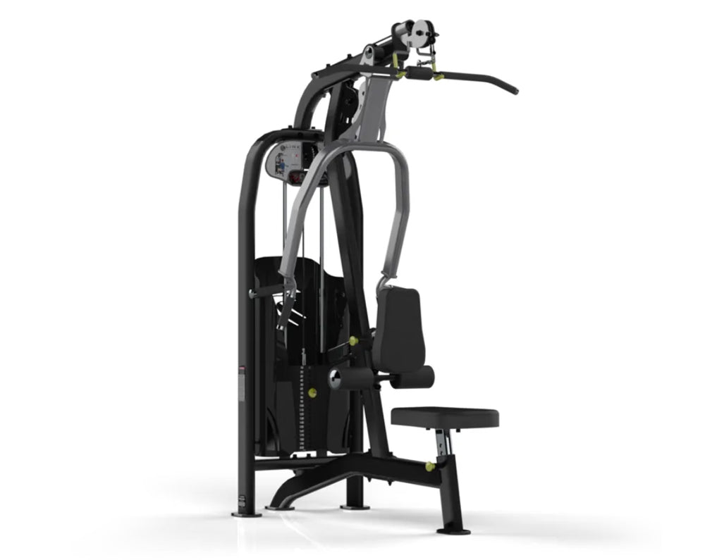 Batca LD 2 Mid Row/Lat Pull Down Machine - Heavy Duty Home Gym Equipment for Strength Training | Perfect for Back Workouts & Muscle Building in Home Gym or Fitness Studio