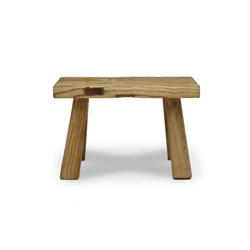 Pavia Natural Wood Footstool - Comfortable Ottoman for Living Room, Bedroom & Nursery - Perfect for Relaxing, Reading & Extra Seating
