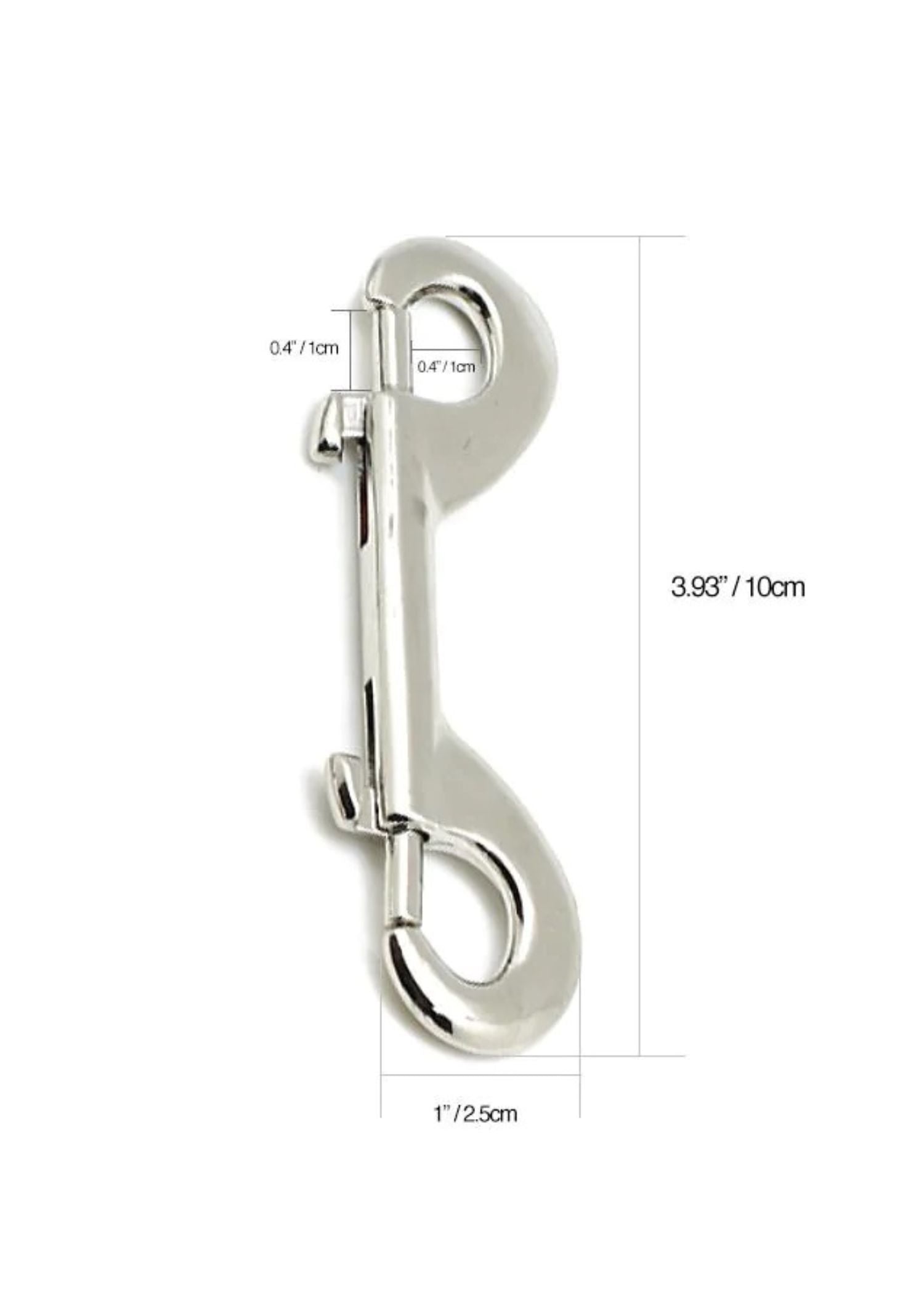 Silver Double End Hair Clips (2 Pack) - Perfect for Styling, Updos, and Securing Hair Extensions