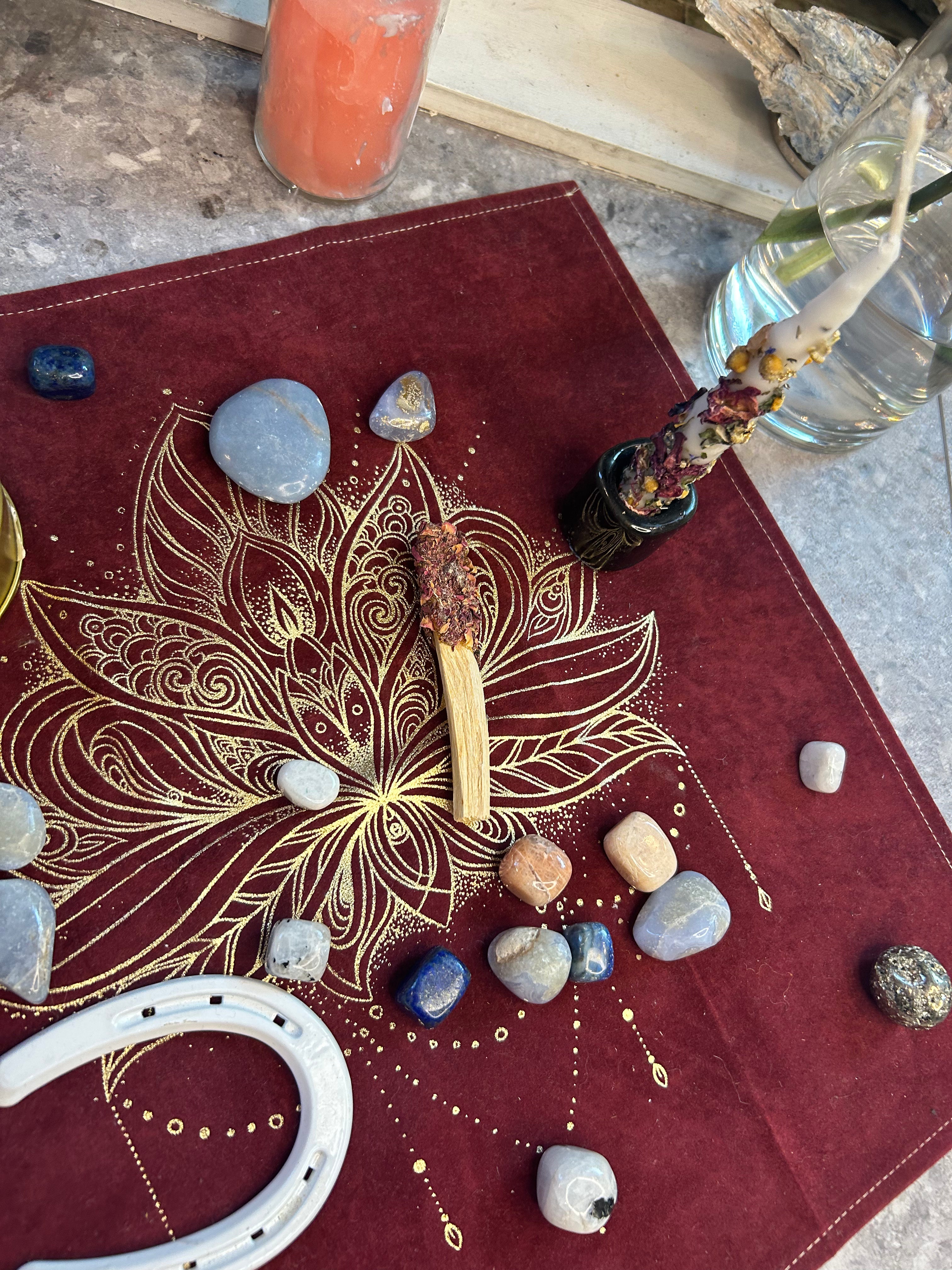 Premium Palo Santo Sticks Dipped in Copal & Rolled in Rose Petals - Natural Incense for Meditation, Yoga, Aromatherapy & Spiritual Cleansing
