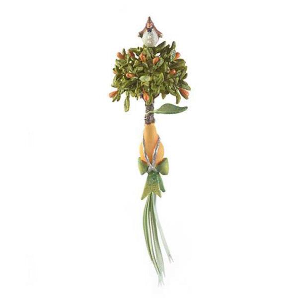 12 Days Partridge in a Pear Tree Christmas Ornament by Patience Brewster - Handcrafted Holiday Decoration for Tree, Gift, or Festive Home Decor