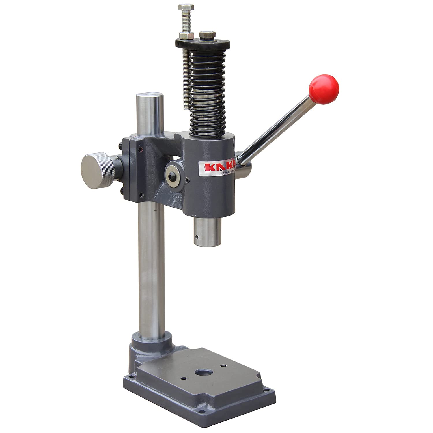 KAKA INDUSTRIAL AP-2S 2 Ton Arbor Press - Adjustable Height Hand Punch Press Machine for Jewelry Making, Leather Crafting, Metal Stamping & DIY Projects - Perfect for Punching Holes in Leather, Metal Sheets & Jewelry Components