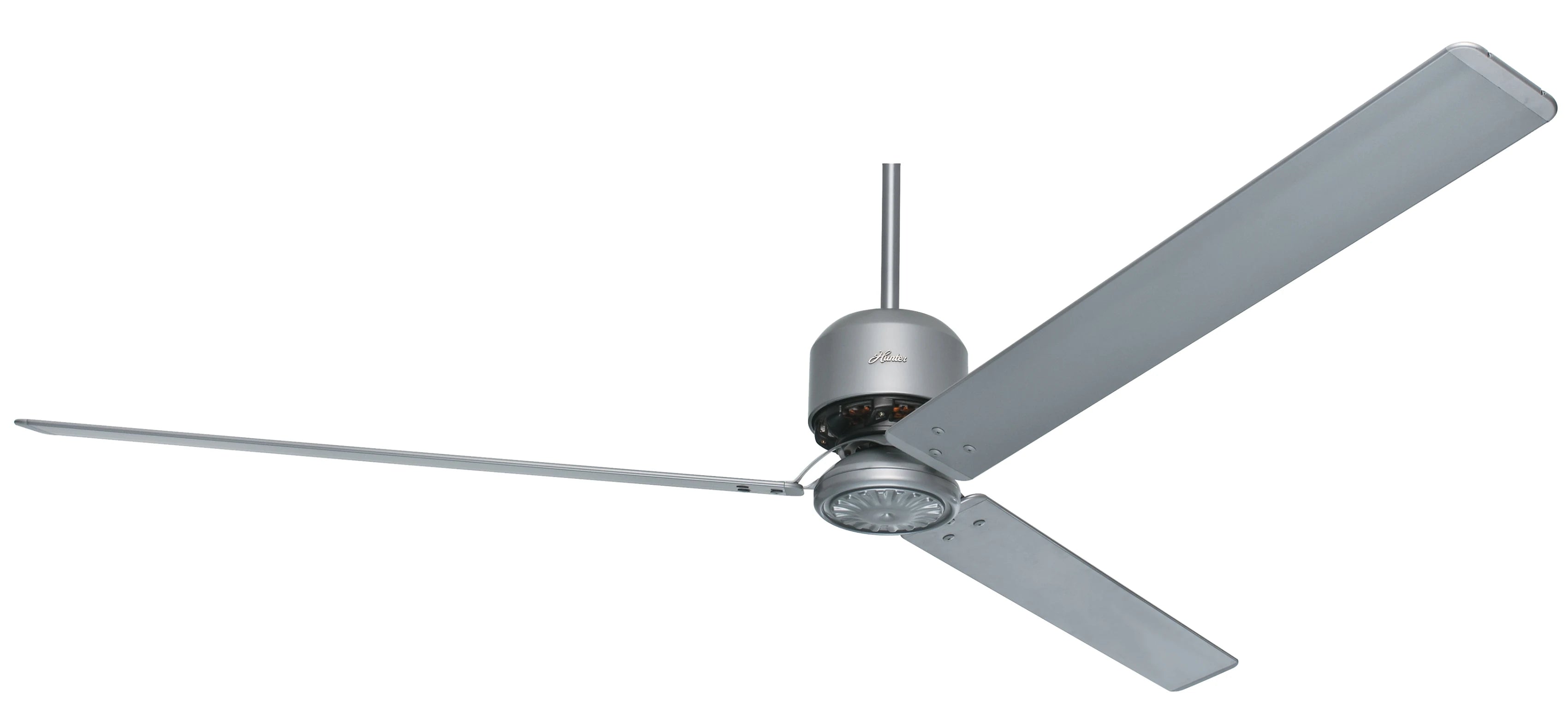 Hunter 96 Inch HFC 96 Outdoor Ceiling Fan with Remote Control - Damp Rated for Patio, Porch, Deck - Energy Efficient High Velocity Airflow - Perfect for Backyard, Gazebo & Covered Outdoor Spaces