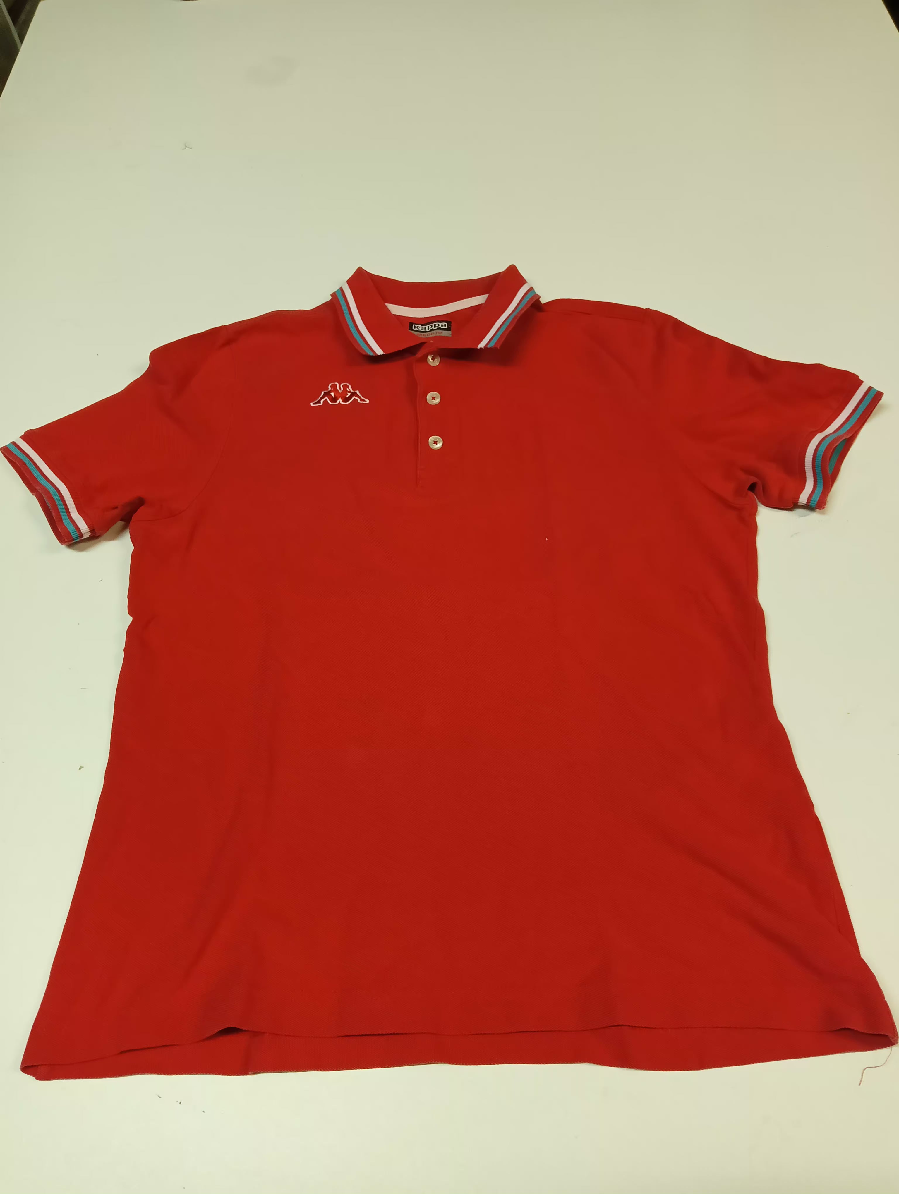 Vintage Kappa Polo Shirt for Men - Classic Cotton Short Sleeve Casual Top (Size M, Style 1703) | Perfect for Streetwear, Retro Fashion & Everyday Wear