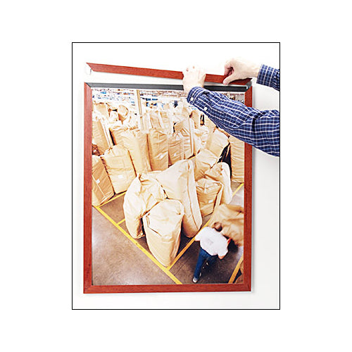 10x12 Wooden Frame Top Load Poster Display Sign Holder - Perfect for Retail Stores, Restaurants, and Events