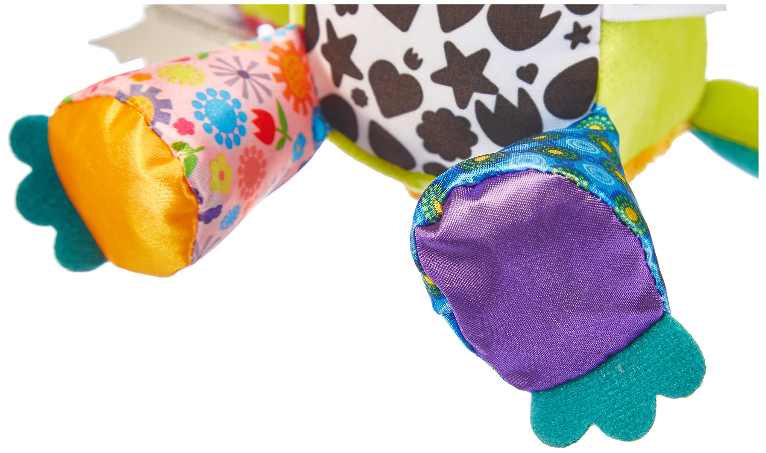 Lamaze Flip Flap Dragon Crinkle Sensory Toy - Clip On Car Seat & Stroller Activity Toy for Babies 0+ Months - Travel & Developmental Infant Toy for Airplane, Road Trips & Daily Walks