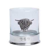Handmade Highland Cow Whisky Glass Set - Unique Scottish Themed Drinking Glasses for Bourbon, Scotch & Whiskey Lovers - Perfect for Gifts, Home Bar & Themed Parties
