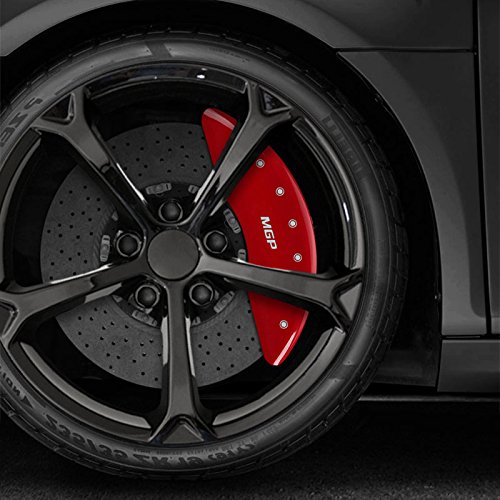 Premium Red Brake Caliper Covers for Audi Q7 (2007-2015) - Set of 4 - High-Quality Auto Upgrade - Enhance Your Car's Sporty Look for Street Racing & Car Shows