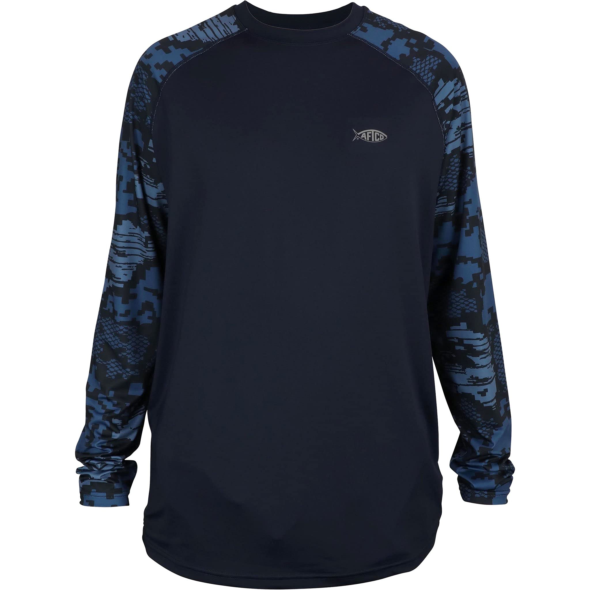AFTCO Men's Tactical Long Sleeve Performance Fishing Shirt - UPF 50+ Sun Protection, Quick Dry & Breathable for Outdoor Activities, Hiking, and Fishing Adventures