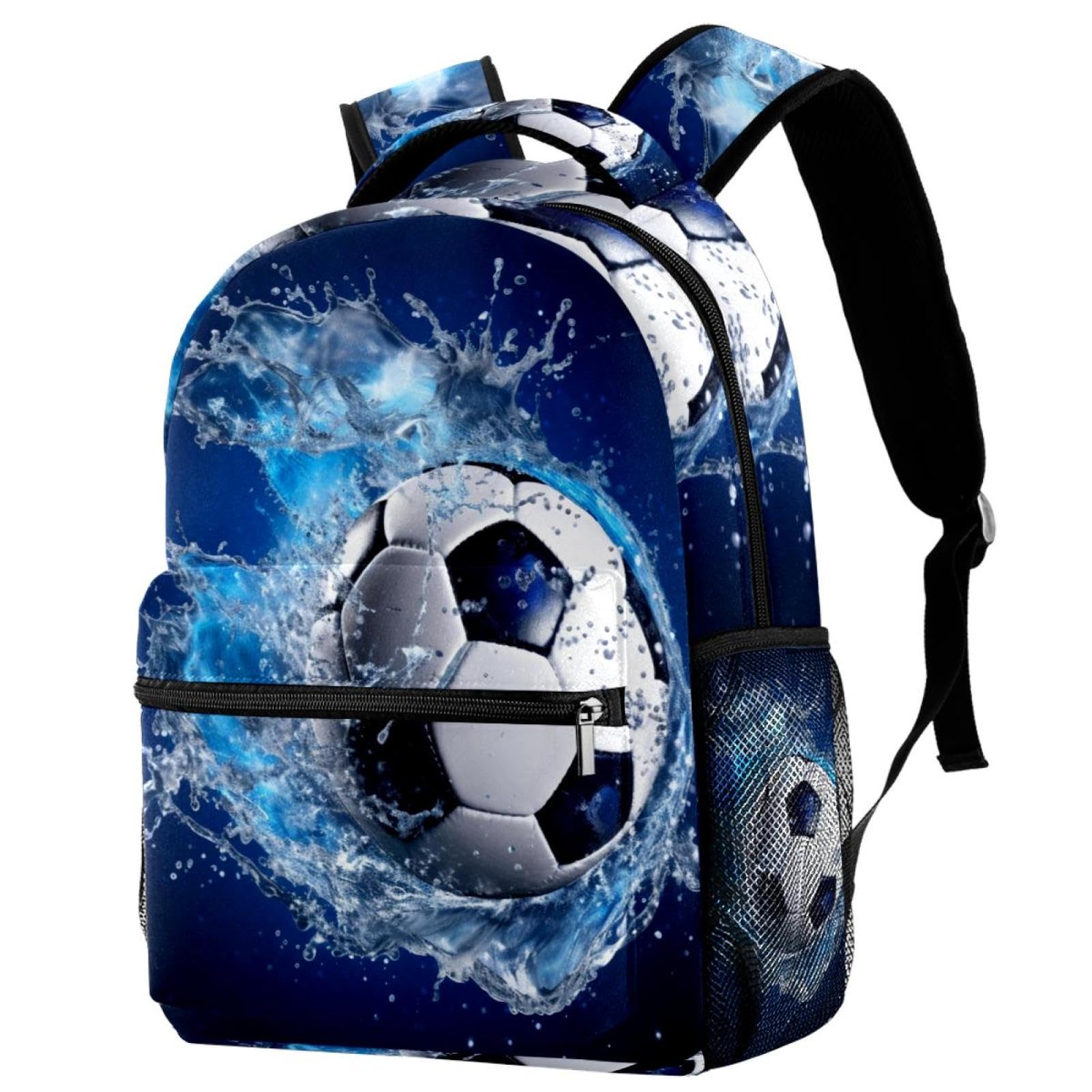 Best Travel Backpack for Men & Women - Lightweight Durable Blue Ocean Design - Perfect for Hiking, Camping & Daily Commute