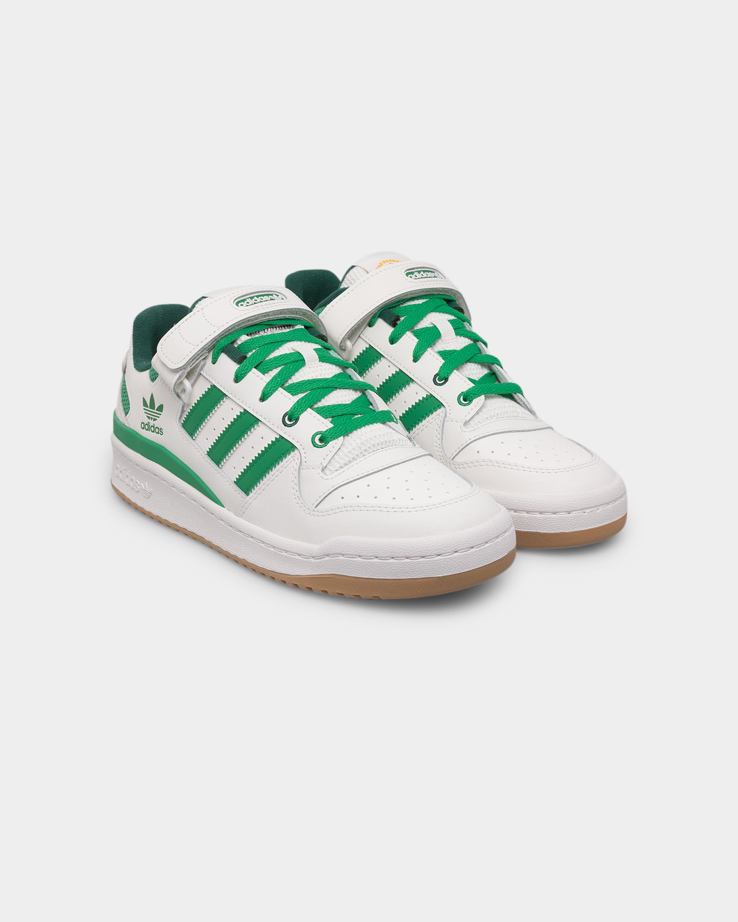 Adidas Forum Low Sneakers - Cloud White & Green - Men's Casual Shoes for Walking, Running & Streetwear Fashion