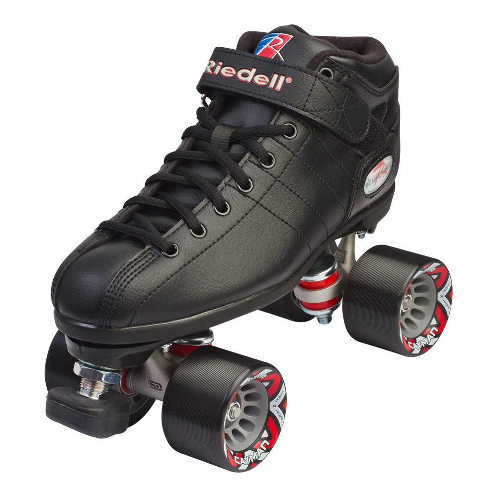 Riedell R3 Roller Derby Skates - Professional Quad Roller Skates for Women & Men - Perfect for Derby, Rink, and Outdoor Skating