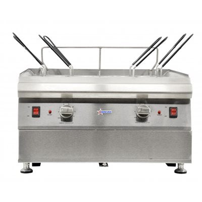 Nella 28 Countertop 18 Liter Electric Pasta Cooker 240V - Perfect for Home Kitchens, Restaurants & Quick Meal Prep