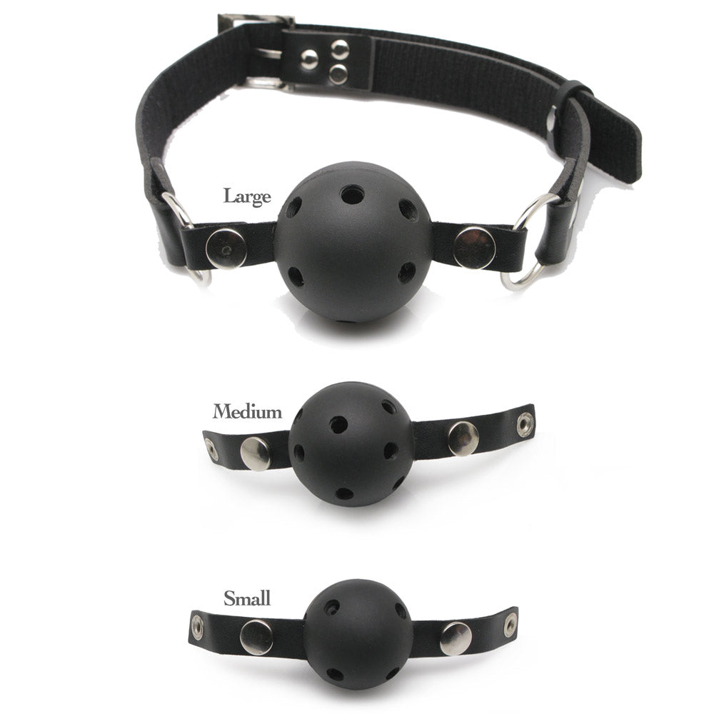 Fetish Fantasy Series Ball Gag Training System - BDSM Bondage Gear for Beginners & Advanced Play - Perfect for Roleplay, Sensory Deprivation & Submissive Training