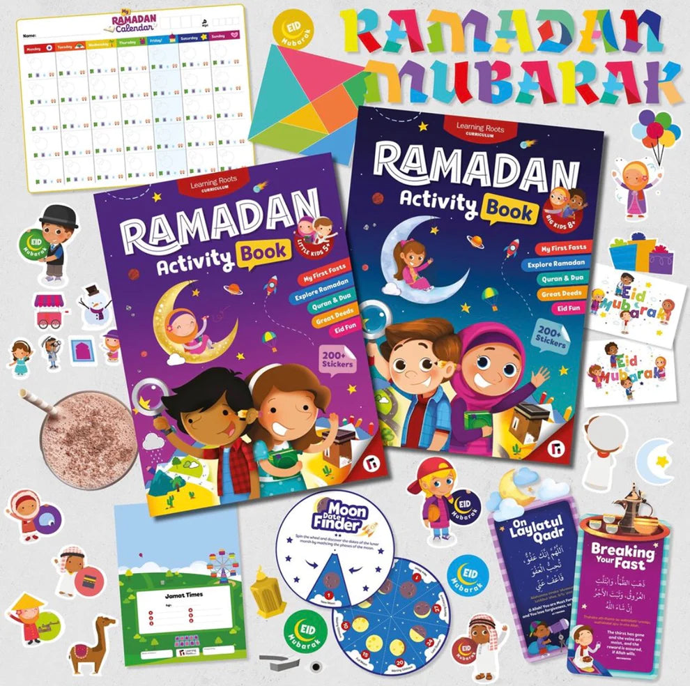 Ramadan Activity Book for Kids - Islamic Learning & Fun Games for Little Ones - Perfect for Home, School & Mosque Celebrations