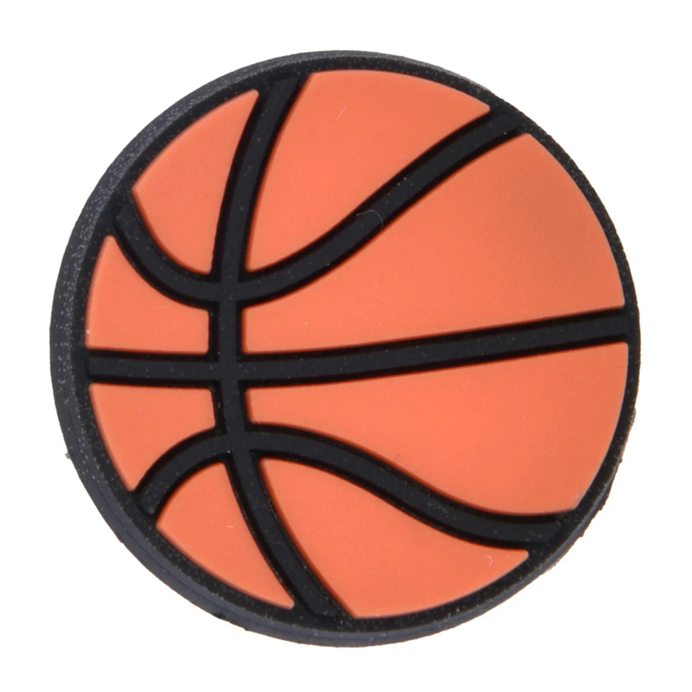Basketball Shoe Charms for Men - Sports Shoe Accessories & Decorations - Perfect Gift for Dad, Xmas Party, Basketball Fans & Sneaker Lovers - Great for Game Days, Casual Wear & Sneaker Customization