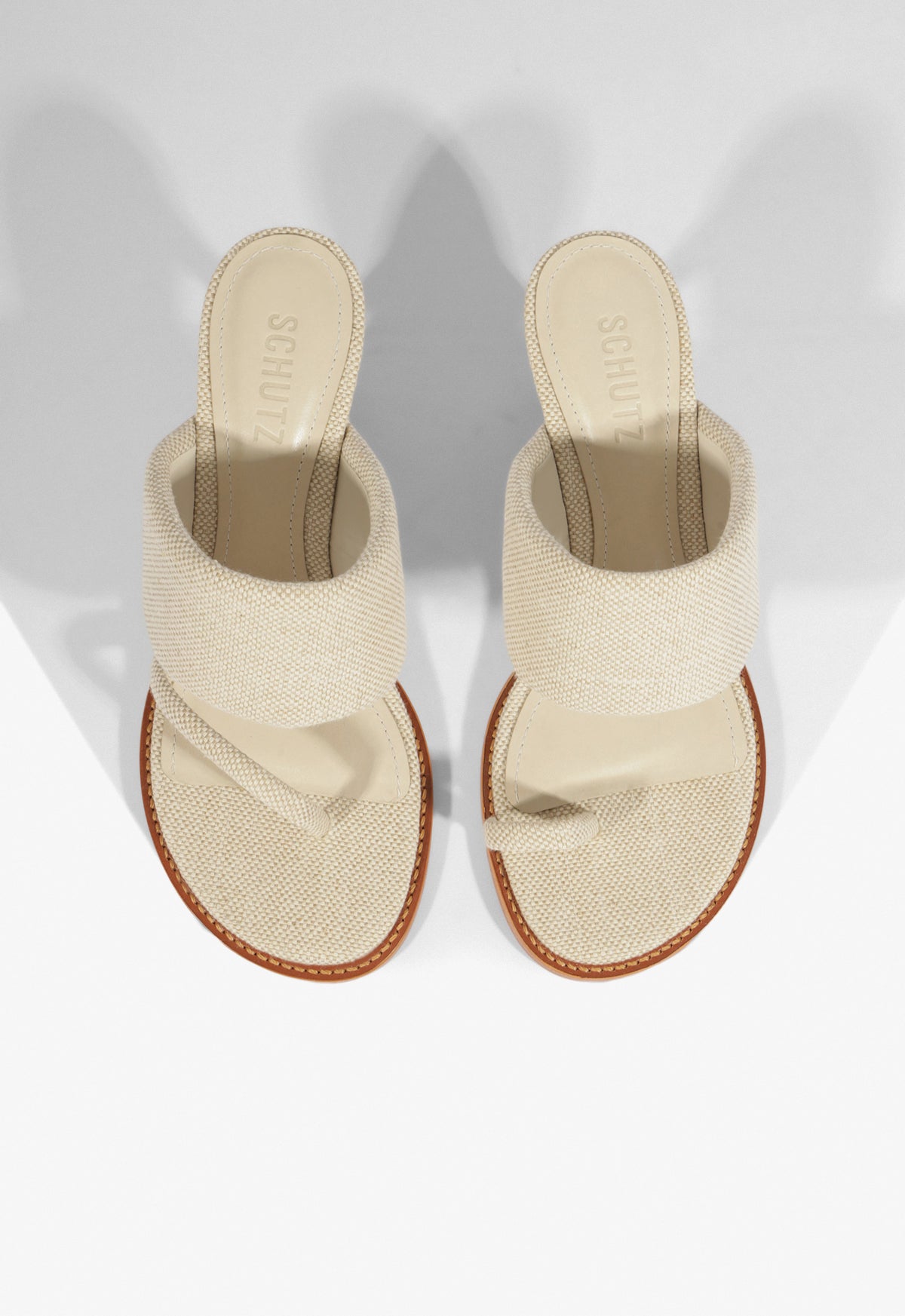 Alba Fabric Sandal with Mid Heel (2.5