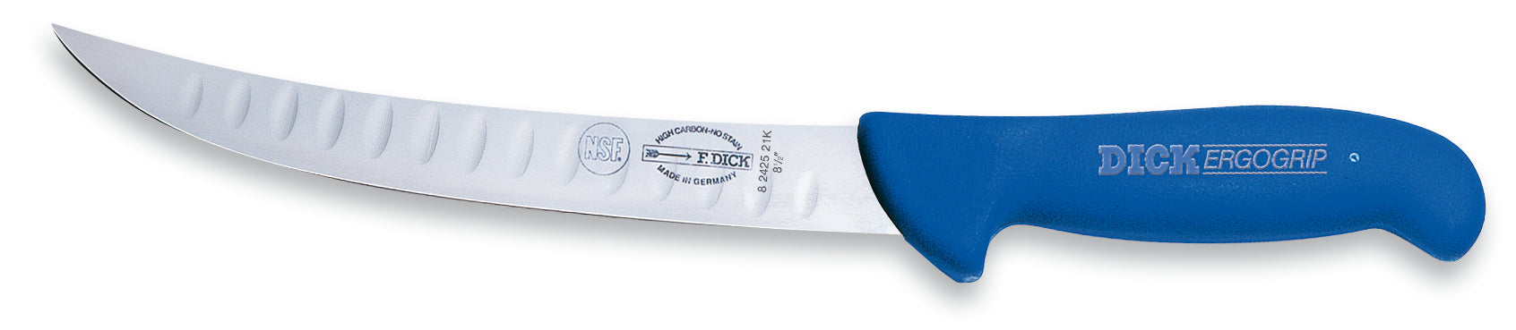 F. Dick Ergogrip 8-Inch Breaking Knife with KULLENSCHLIFF Technology - Professional Butcher Knife for Meat Cutting, Boning & Food Prep - Ideal for Chefs, Home Cooks & BBQ Enthusiasts