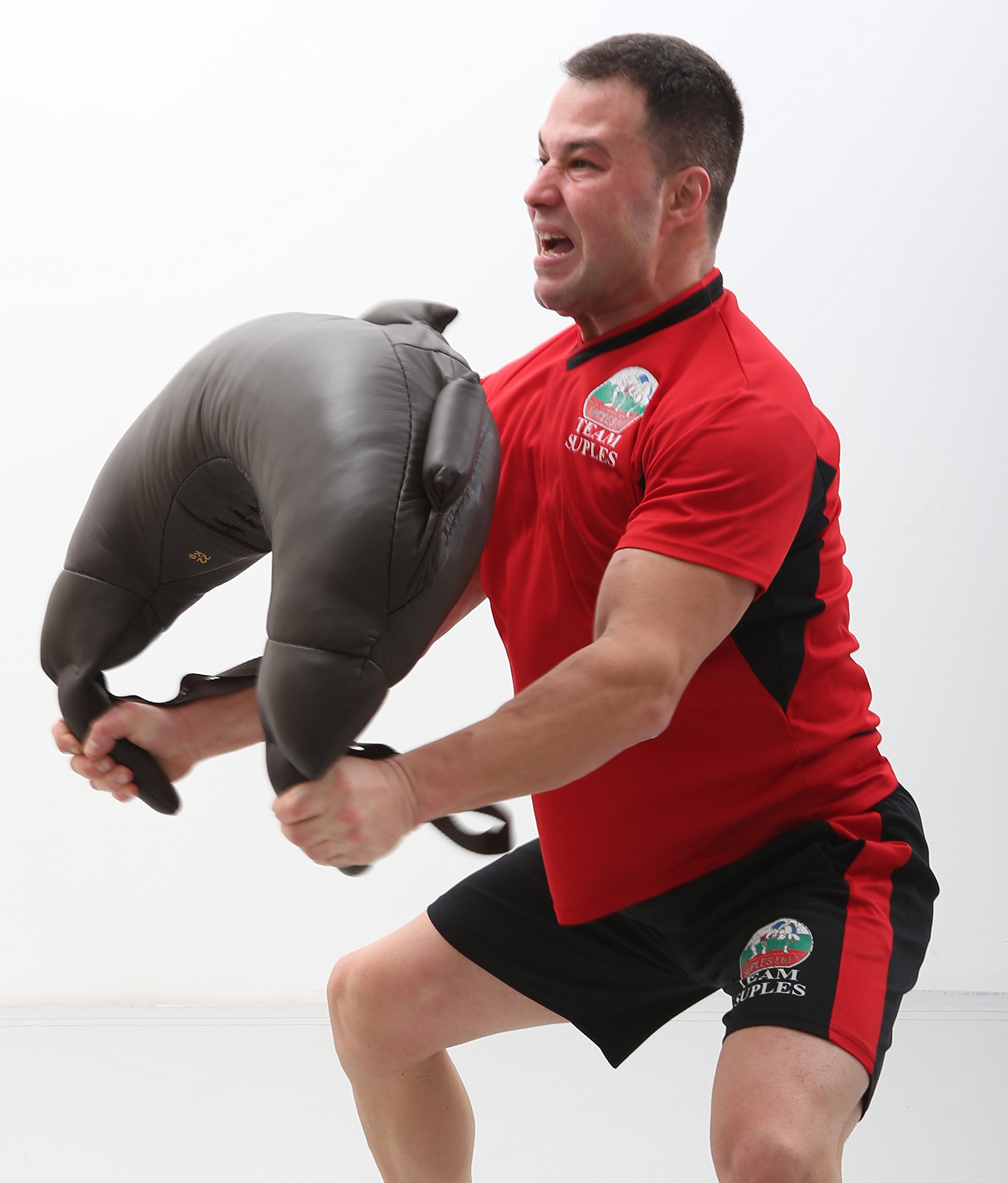 Authentic Leather Bulgarian Bag - Premium Workout & Fitness Training Equipment for CrossFit, Strength Training & Home Gym Use