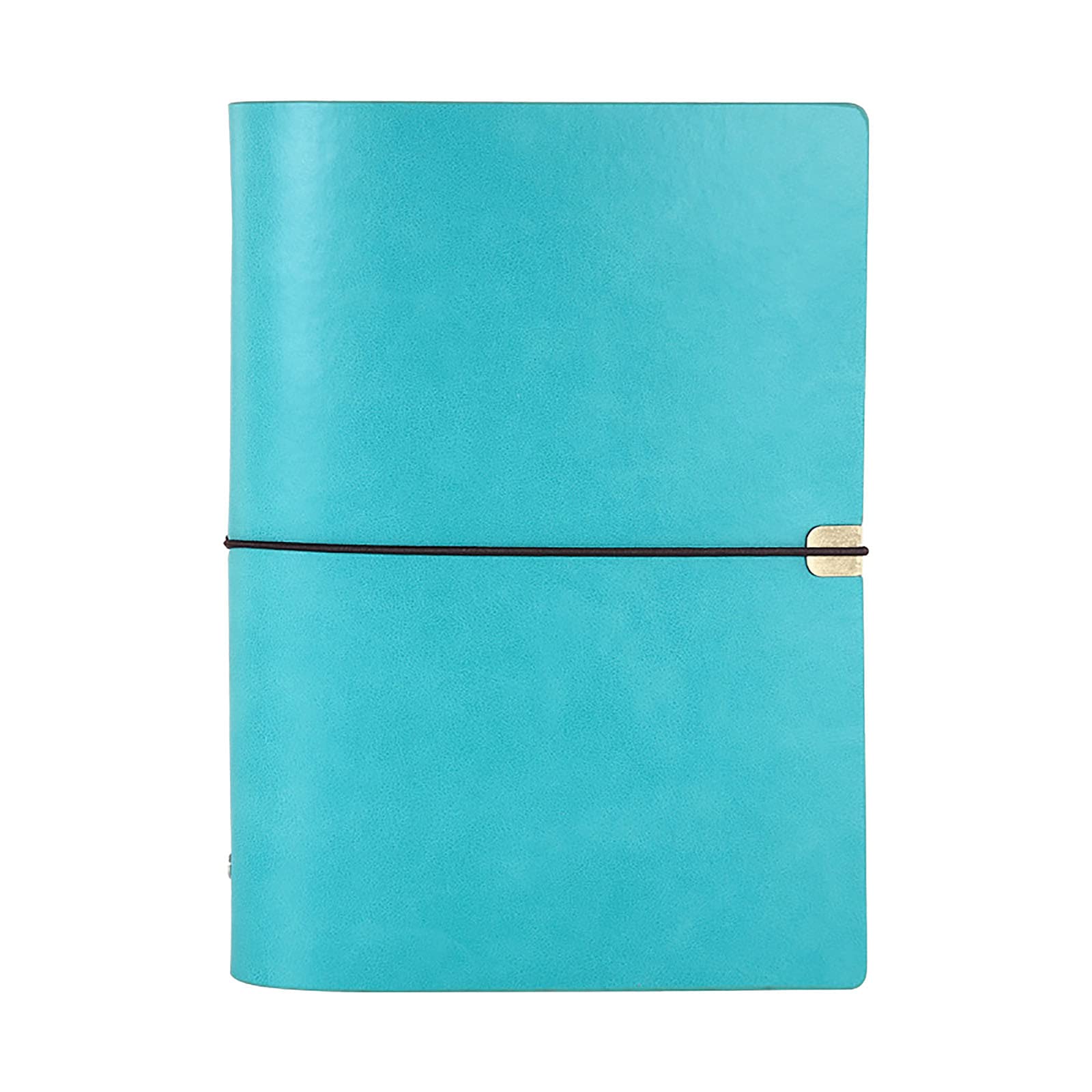 Premium Leather A5 Notebook - Lined Writing Journal for Office, School & Daily Planning - Light Blue Agenda Planner for Productivity & Organization