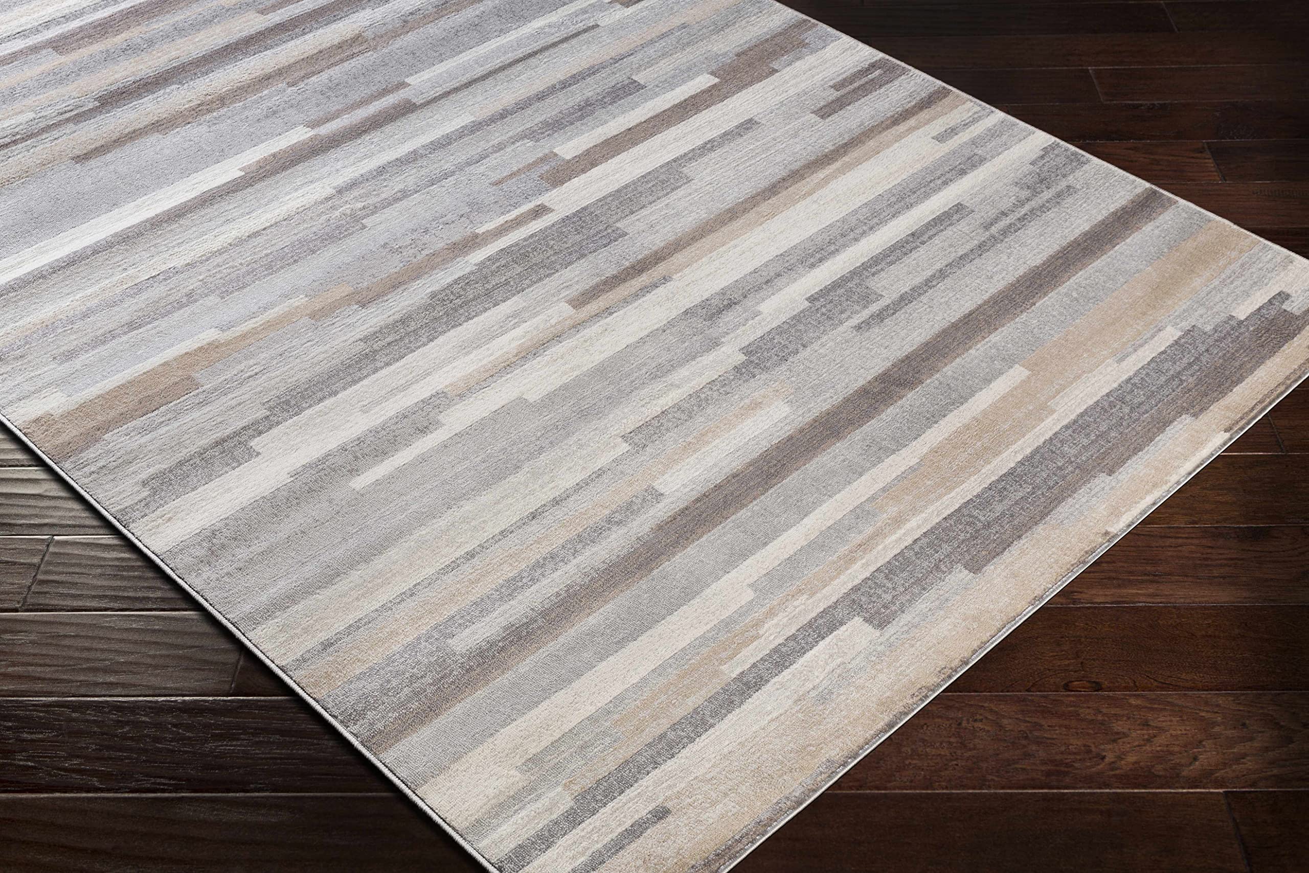 Hauteloom Monkland Modern Gray Area Rug 6'7