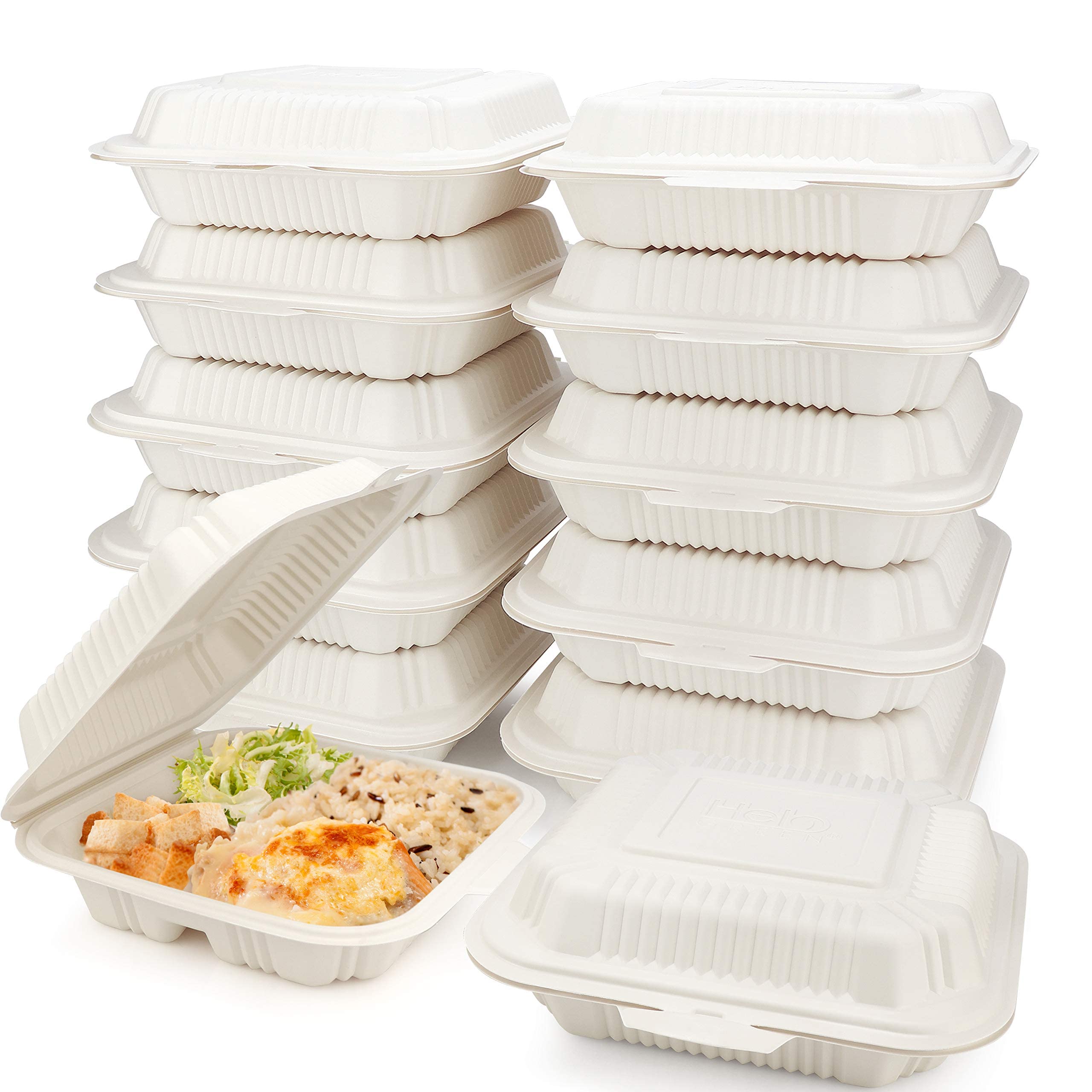 Eco-Friendly 3-Compartment 8