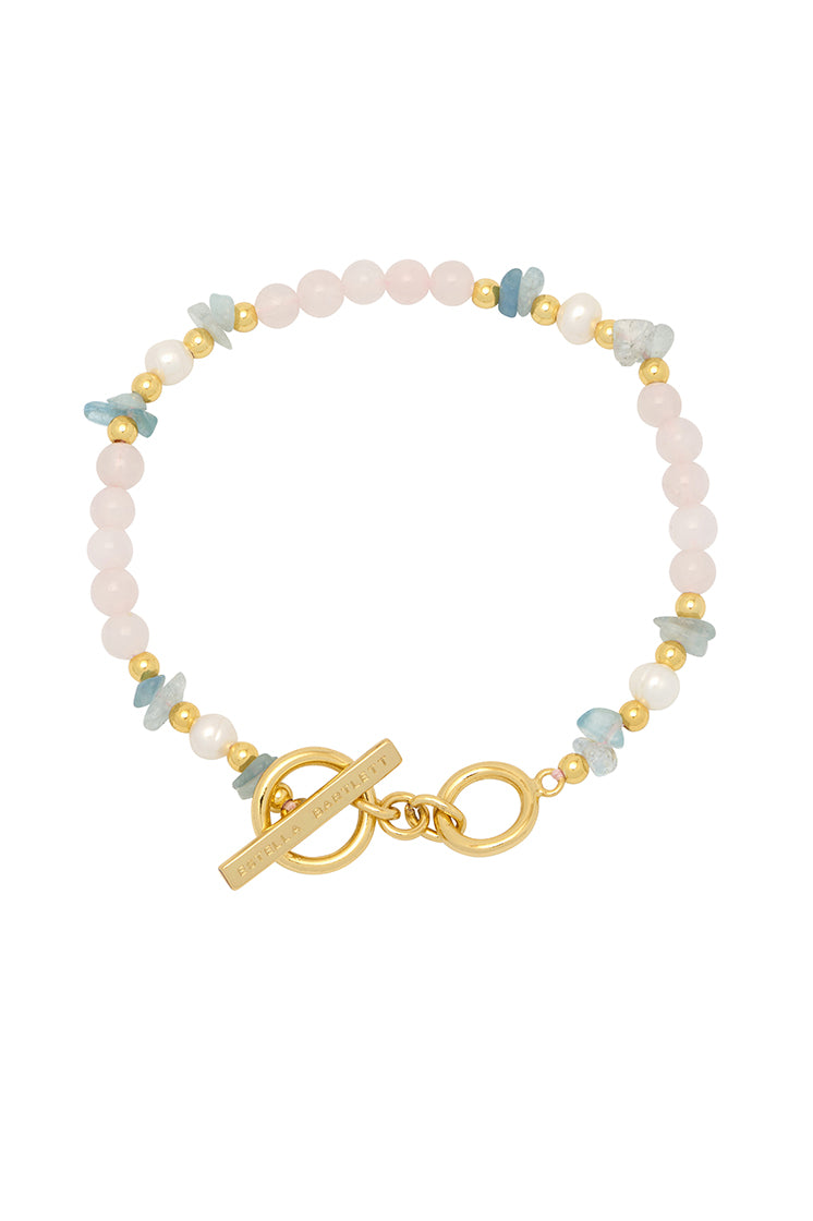 Elegant Gemstone Pearl T Bar Bracelet for Women - Perfect for Weddings, Parties & Everyday Wear