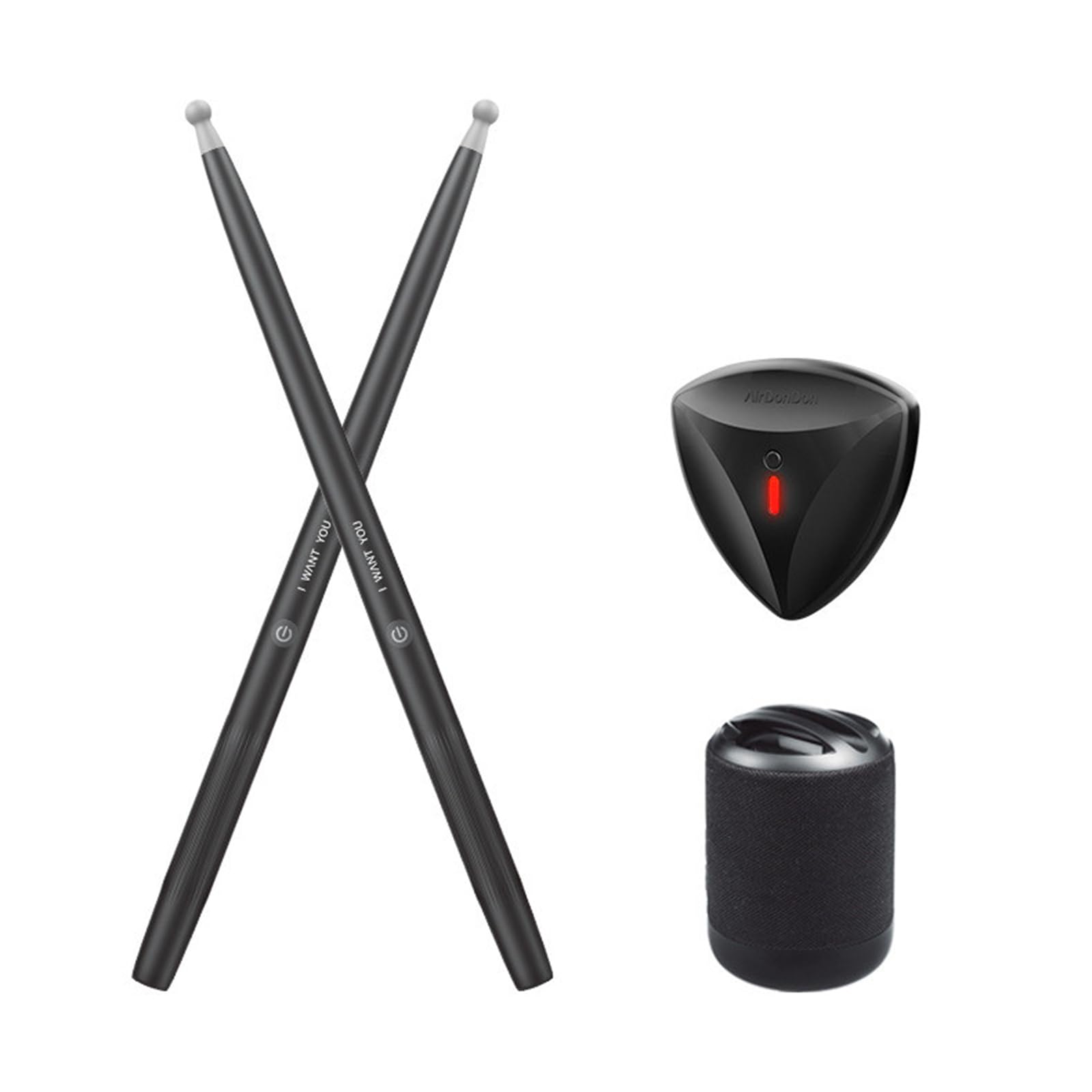 Air Drum Kit - Electronic Portable Percussion Set for Beginners, Kids & Adults | Perfect for Teens, Rock Bands & Home Practice (Play Edition)