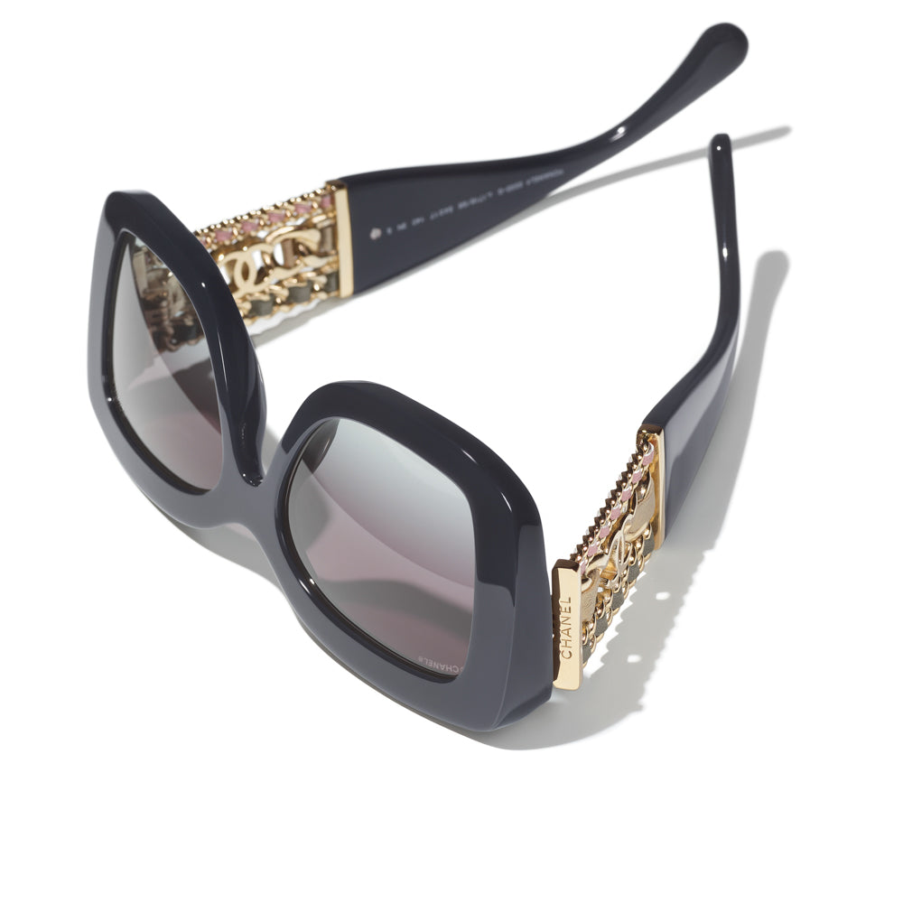 Chanel 5535Q Sunglasses - Luxury Designer Shades for Women & Men - UV Protection & Stylish Eyewear for Outdoor Activities, Travel & Fashion
